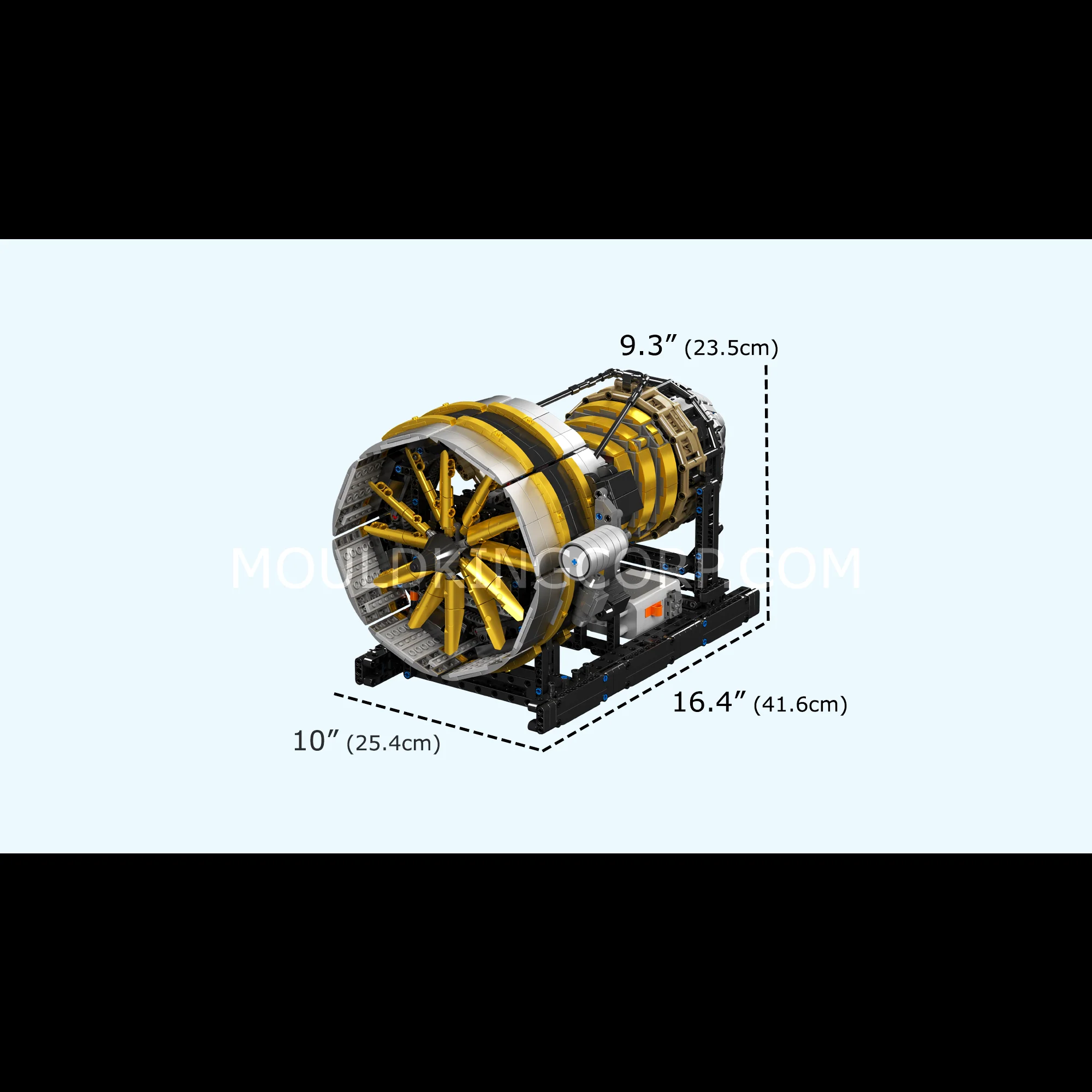 Mould King 10141 Motorised Turbine Engine Building Set | 2,256 Pcs - Image 6