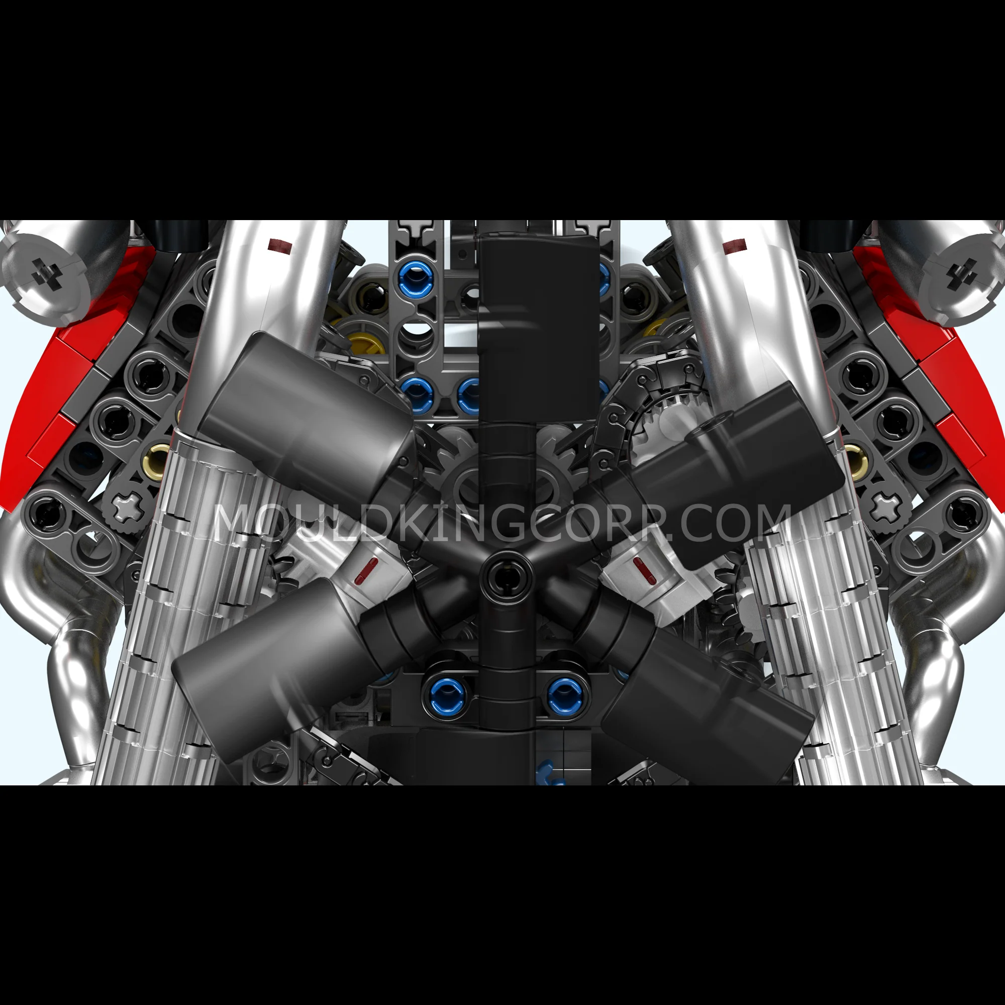 Mould King 10203 M Power V8 Engine & Gearbox Building Set | 1,169 Pcs - Image 3