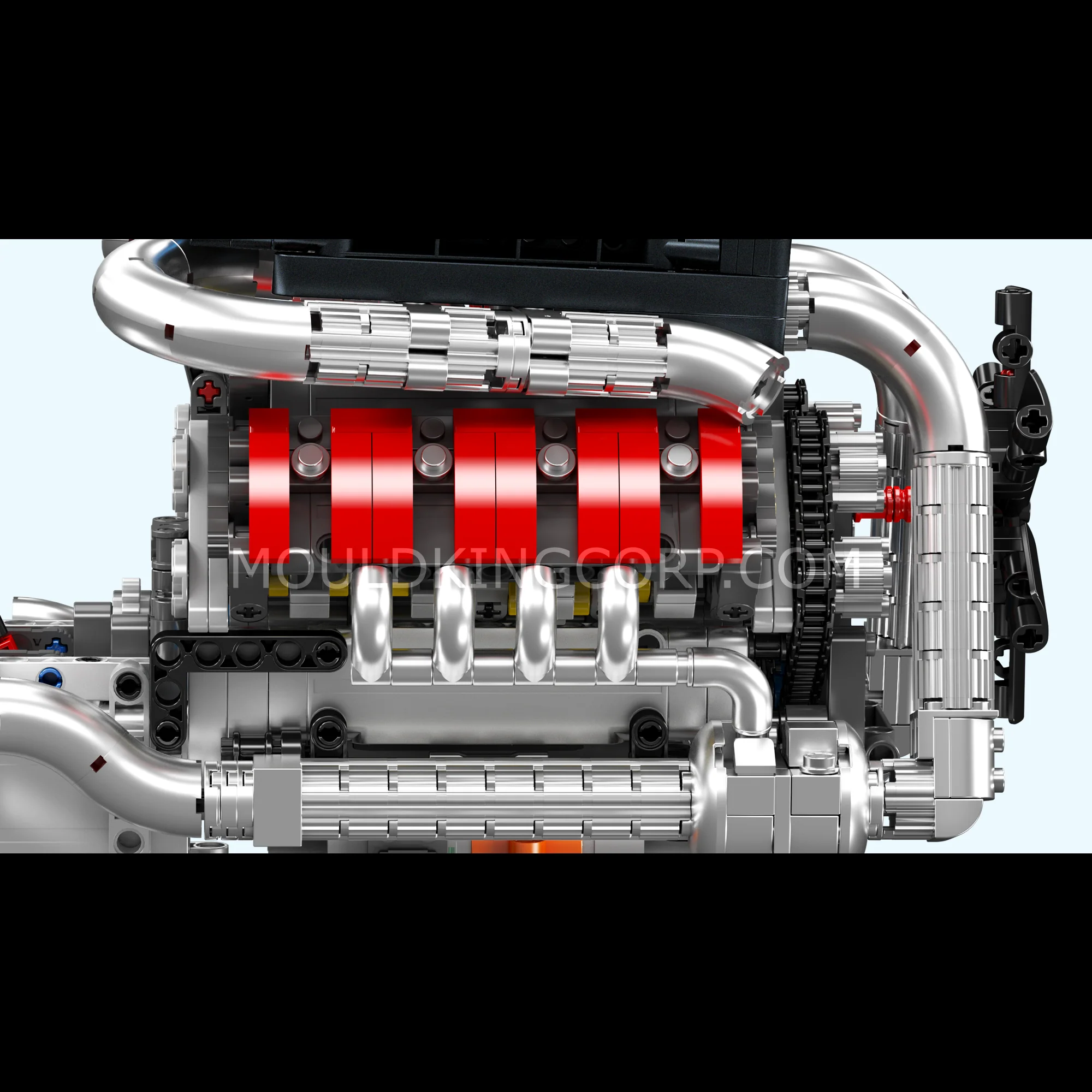 Mould King 10203 M Power V8 Engine & Gearbox Building Set | 1,169 Pcs - Image 5