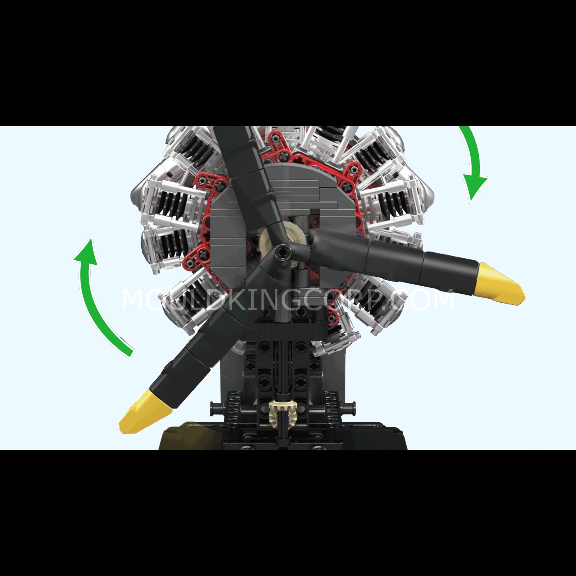Mould King 10211 Radial Aviation Engine Building Kit | 1,147 Pcs - Image 2