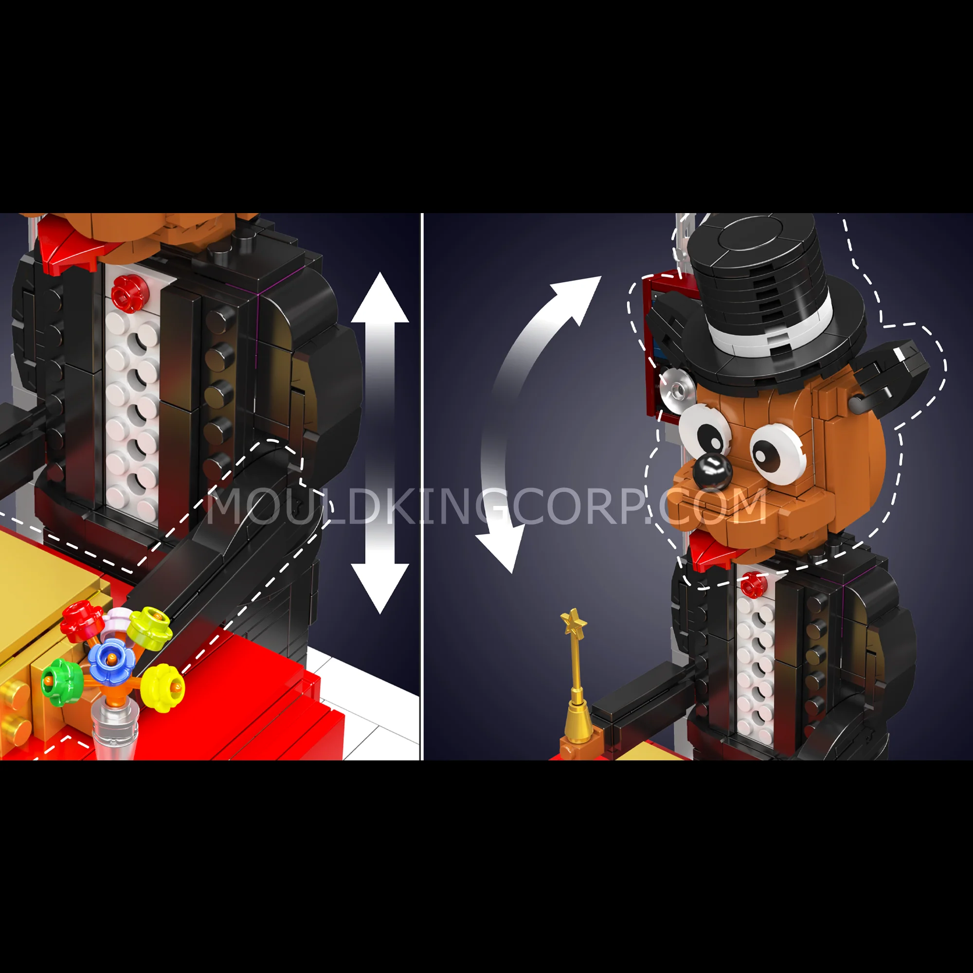 Mould King 10240 Magic Show Stage Building Set | 1,468 Pcs - Image 2