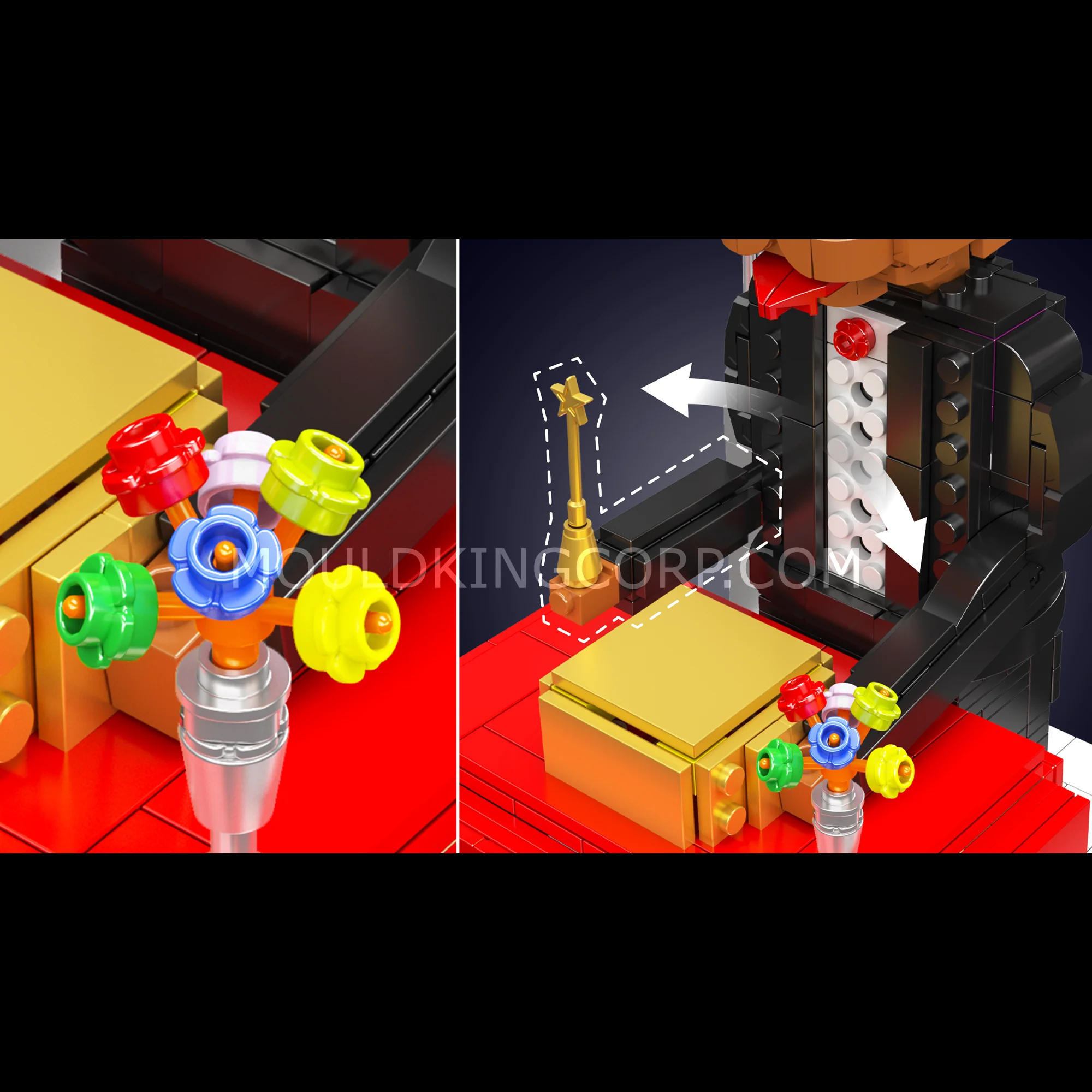Mould King 10240 Magic Show Stage Building Set | 1,468 Pcs - Image 3