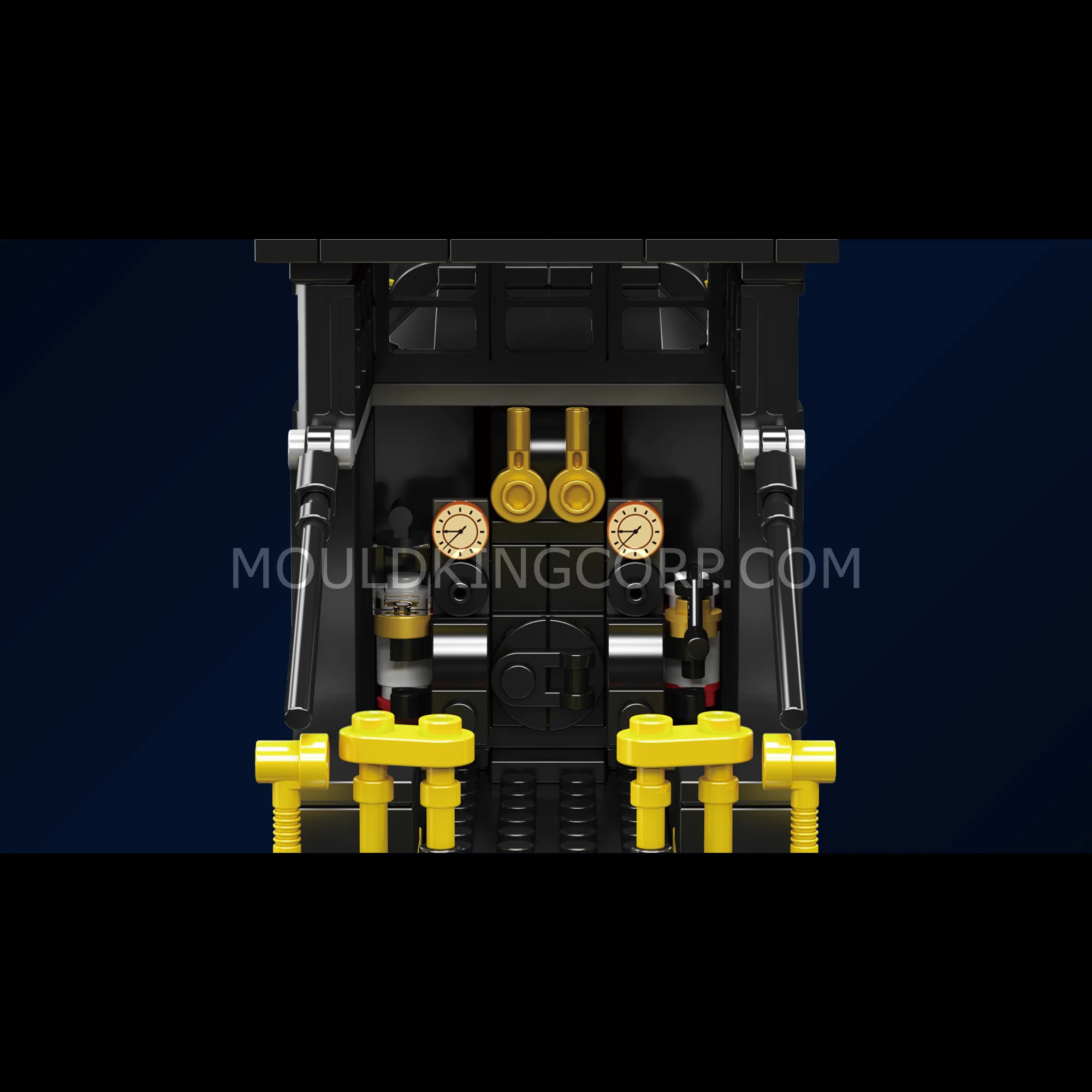 Mould King 12052 SW1200 Classic Diesel Switcher Locomotive Building Set | 2,283 Pcs - Image 4