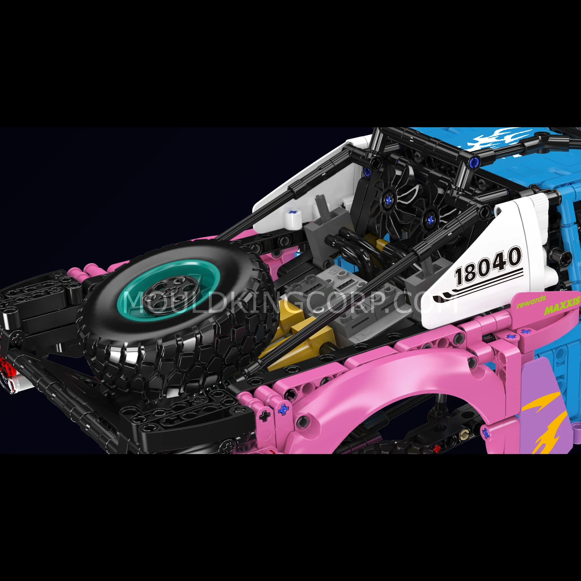 Mould King 18040 RC Desert Trophy Truck with Air Suspension Building Set | 1,573 Pcs - Image 3