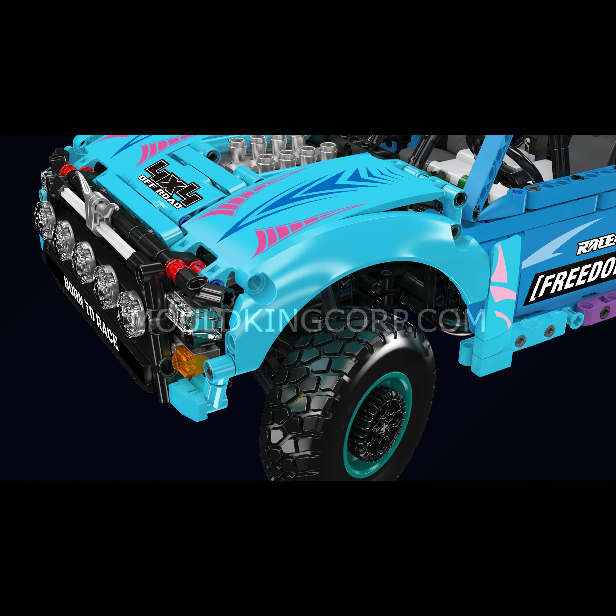 Mould King 18040 RC Desert Trophy Truck with Air Suspension Building Set | 1,573 Pcs - Image 5