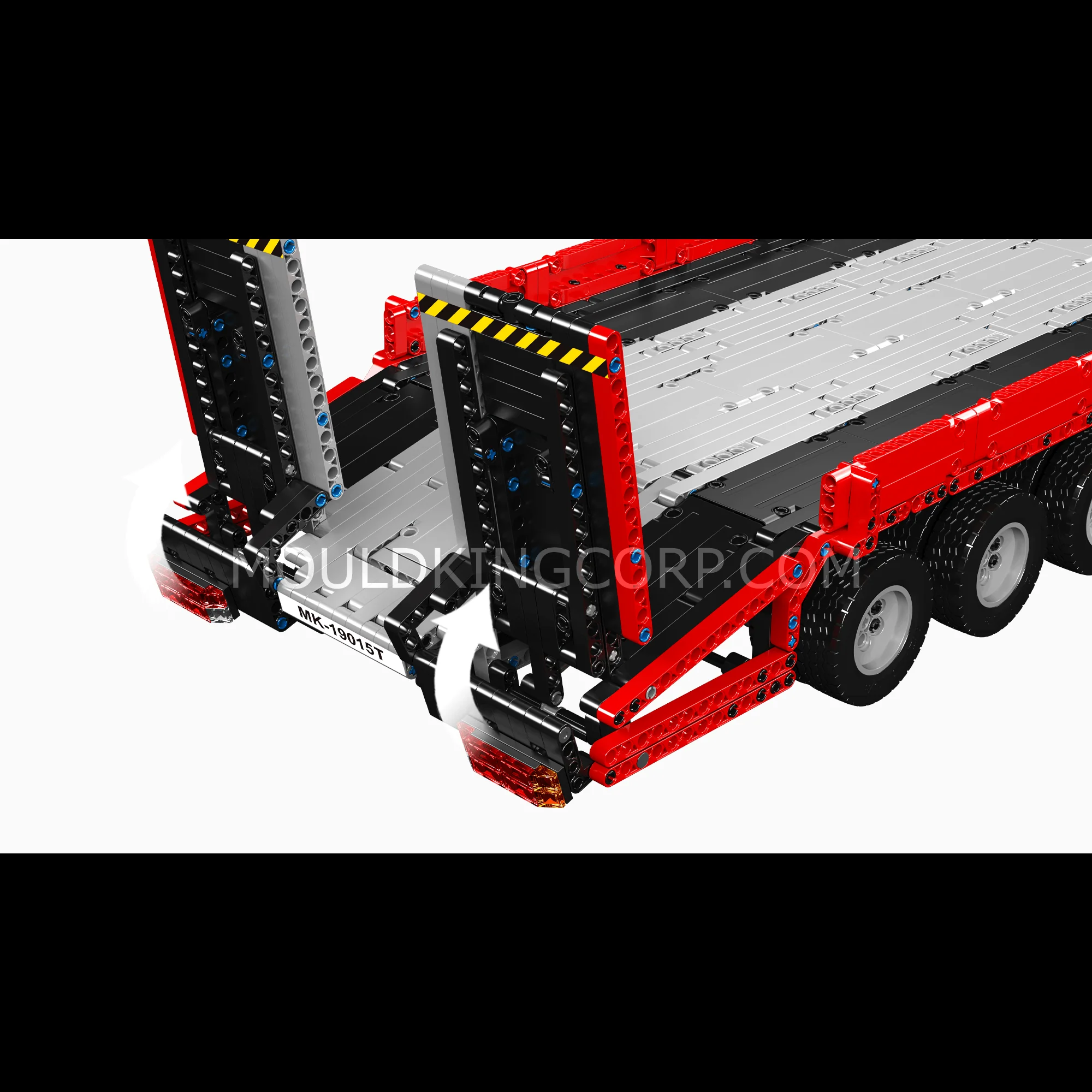 MOULD KING 19015T FH16 Pneumatic Tractor Trailer Building Set | 3,399 Pcs - Image 3