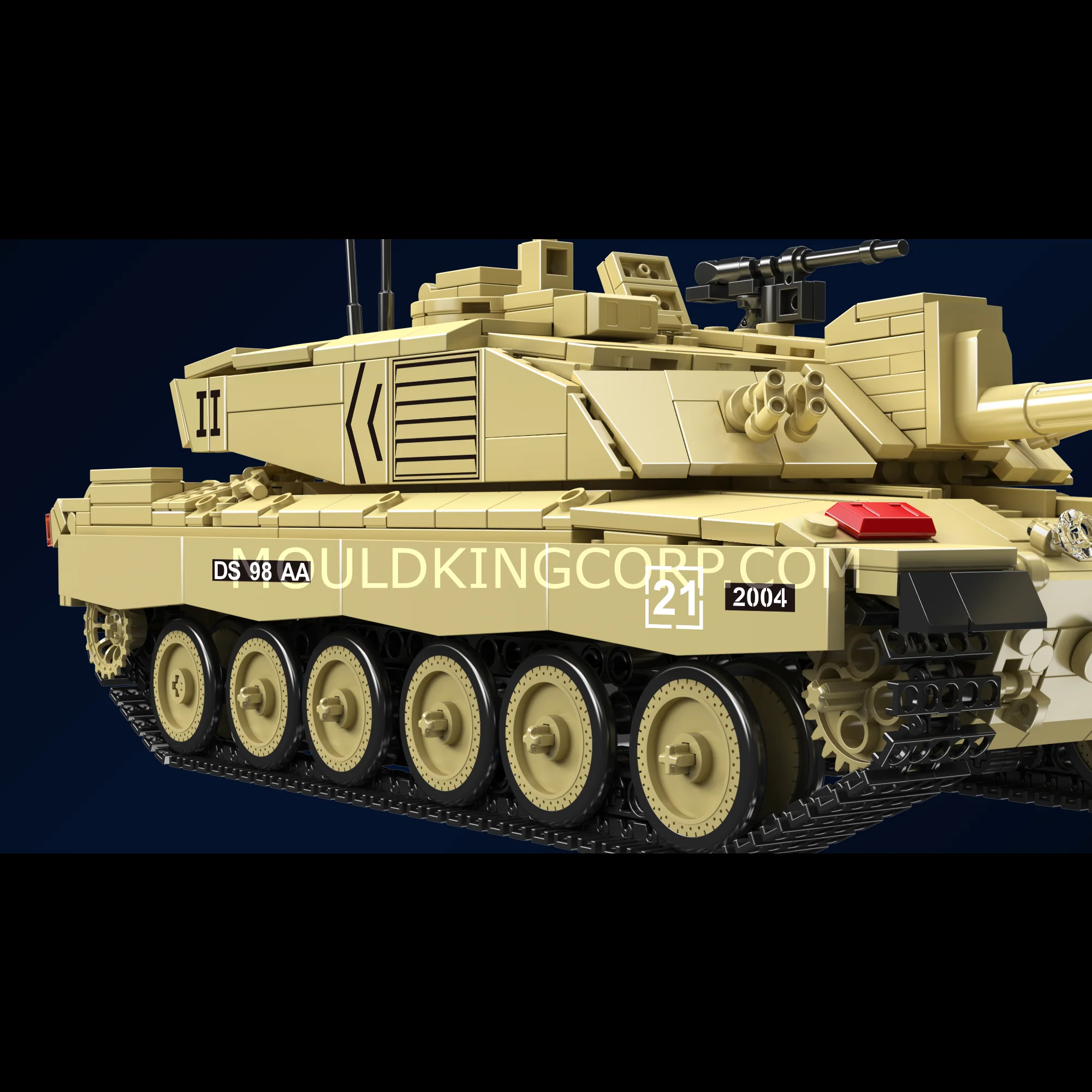 Mould King 20037 Challenger 2 Tank Building Set | 1,129 Pcs - Image 4