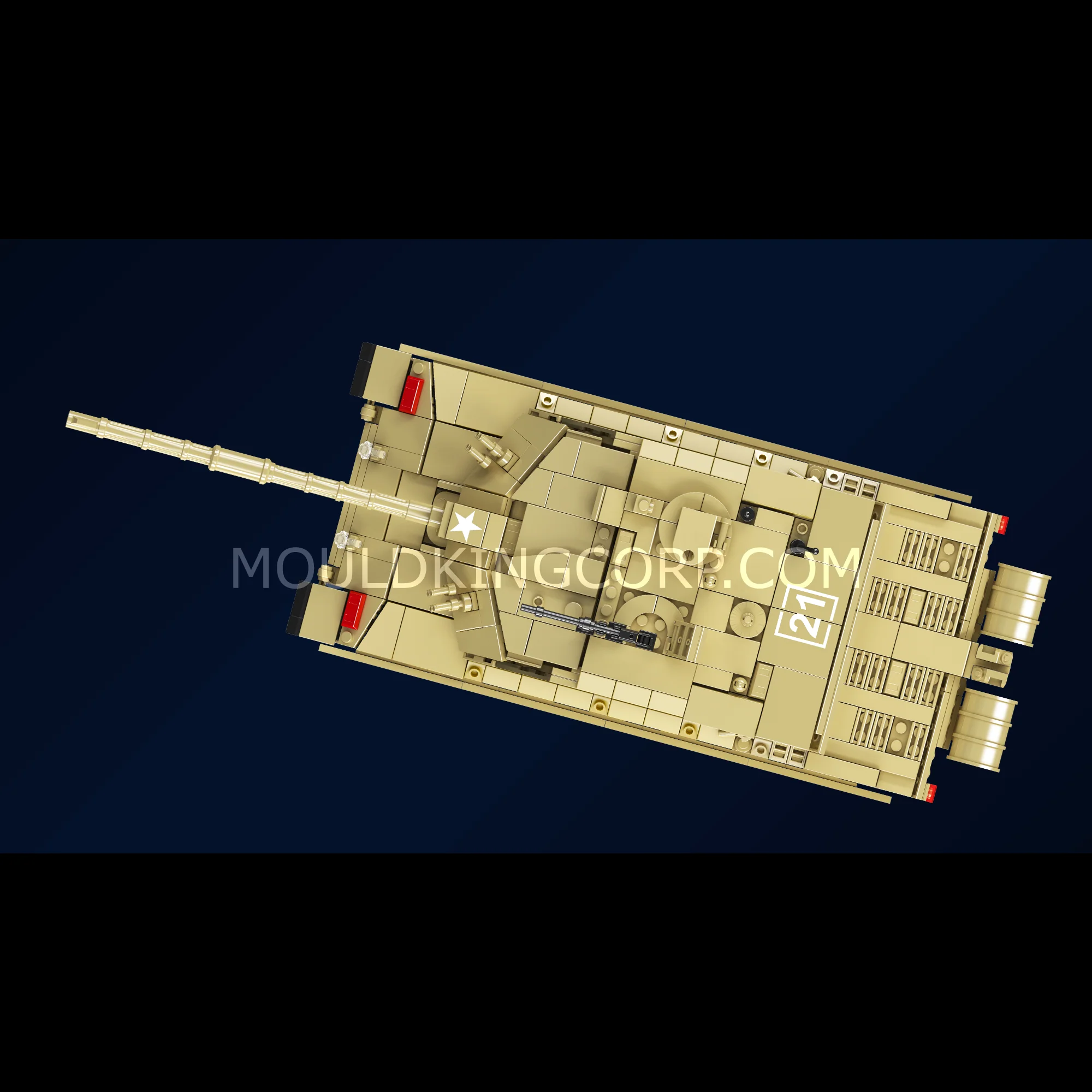 Mould King 20037 Challenger 2 Tank Building Set | 1,129 Pcs - Image 5
