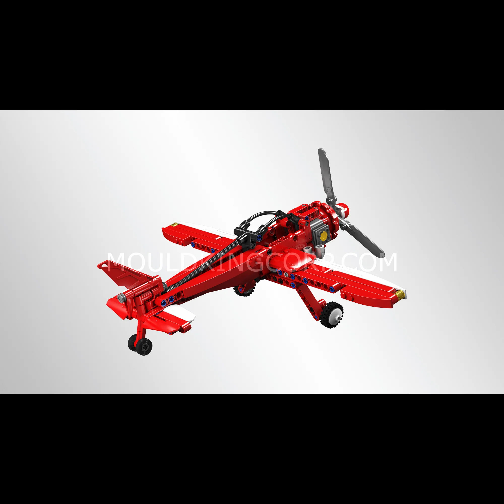 Mould King 24023 Racing Plane Building Toy Set | 252 PCS - Image 2