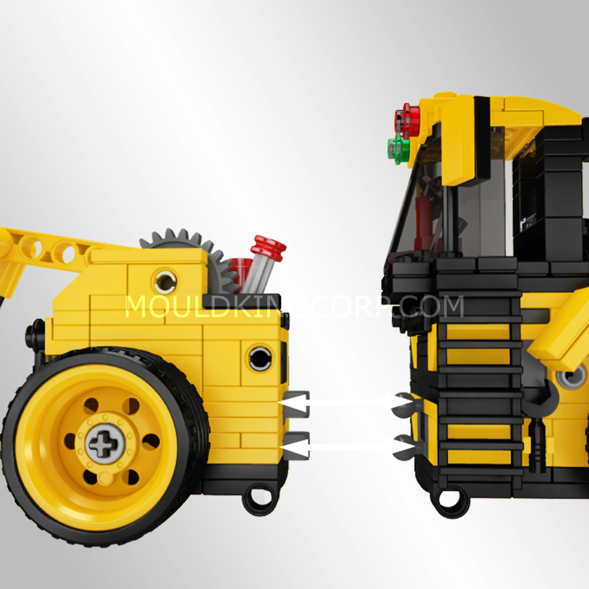 Mould King 24083 Wheel Loader Construction Vehicle Building Set | 456 Pcs - Image 3