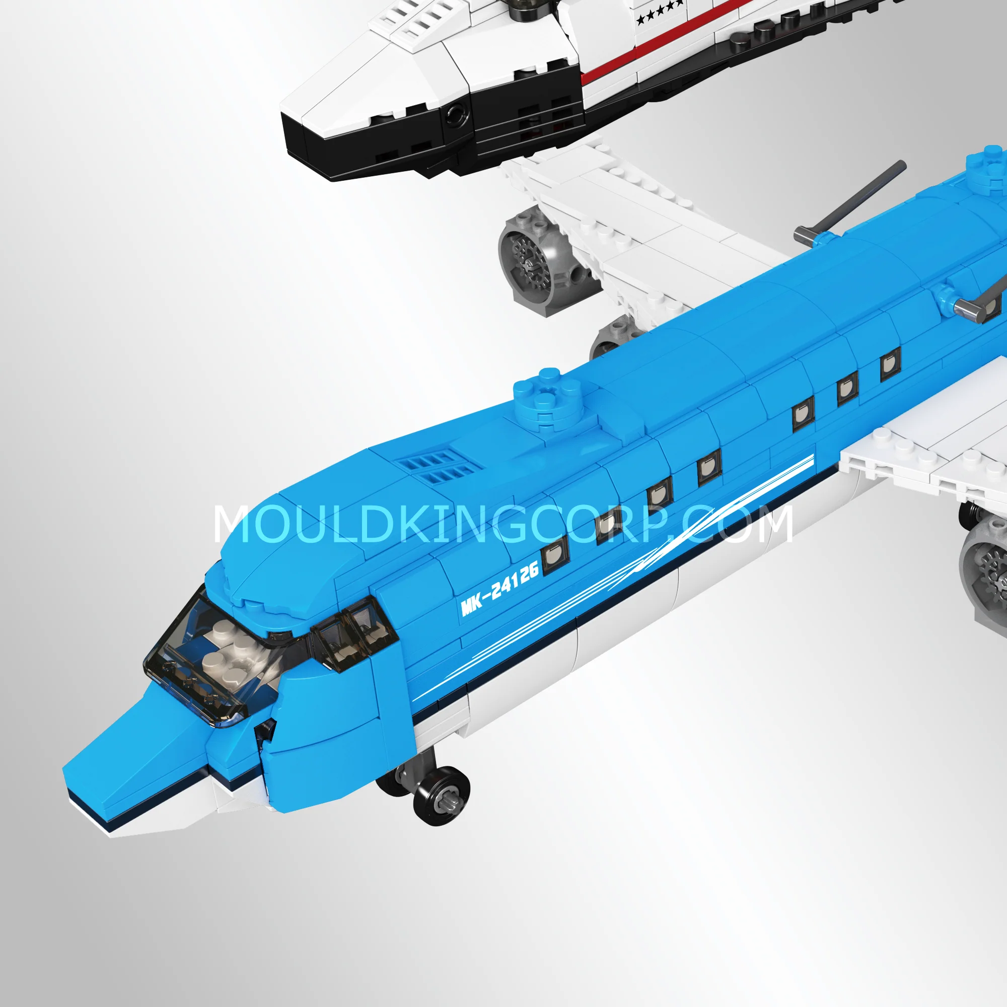 Mould King 24126 Space Shuttle Carrier Jet 3-in-1 Building Set | 1,279 Pcs - Image 3