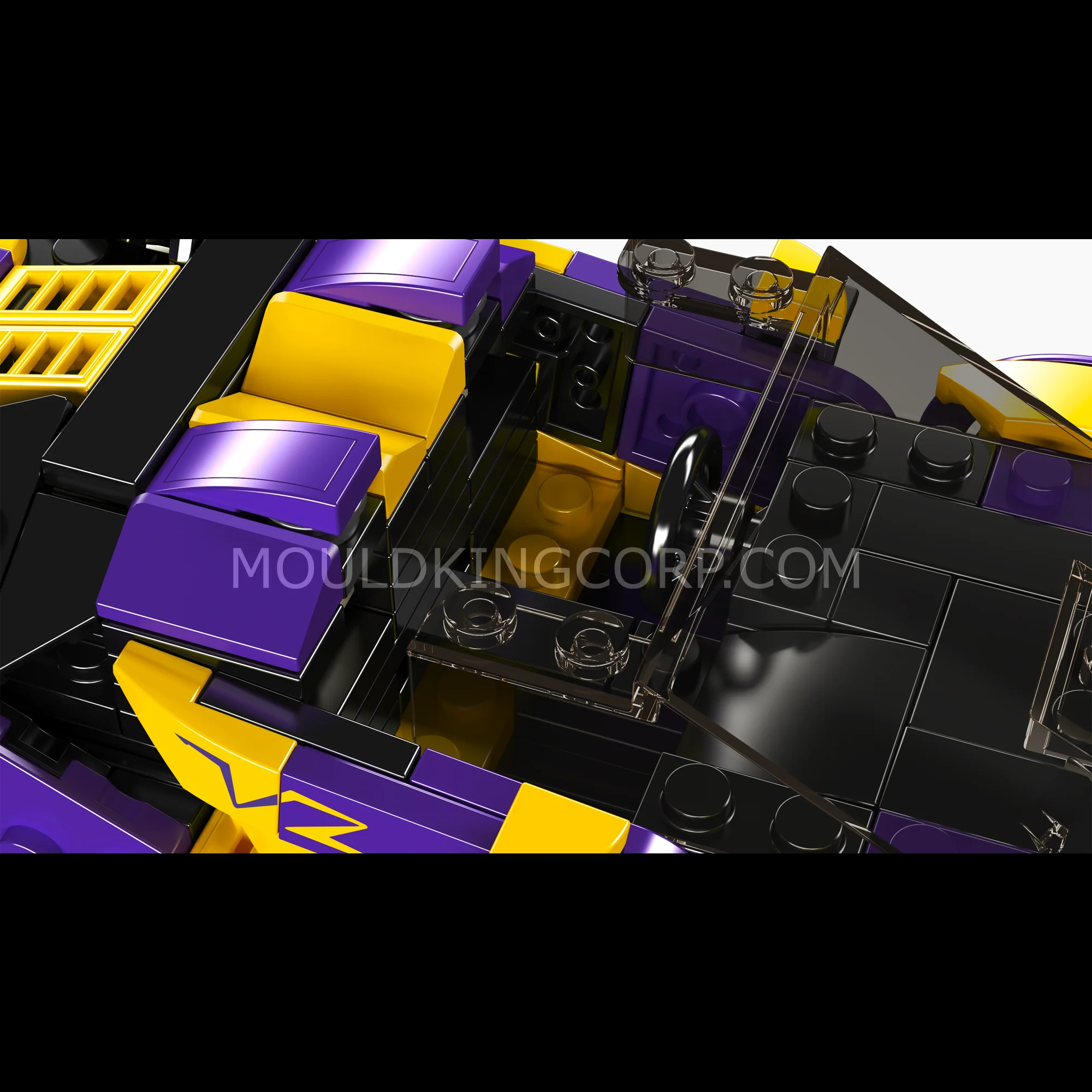 Mould King 27054 Centennial Bull Supercar Building Set | 344 Pcs - Image 2