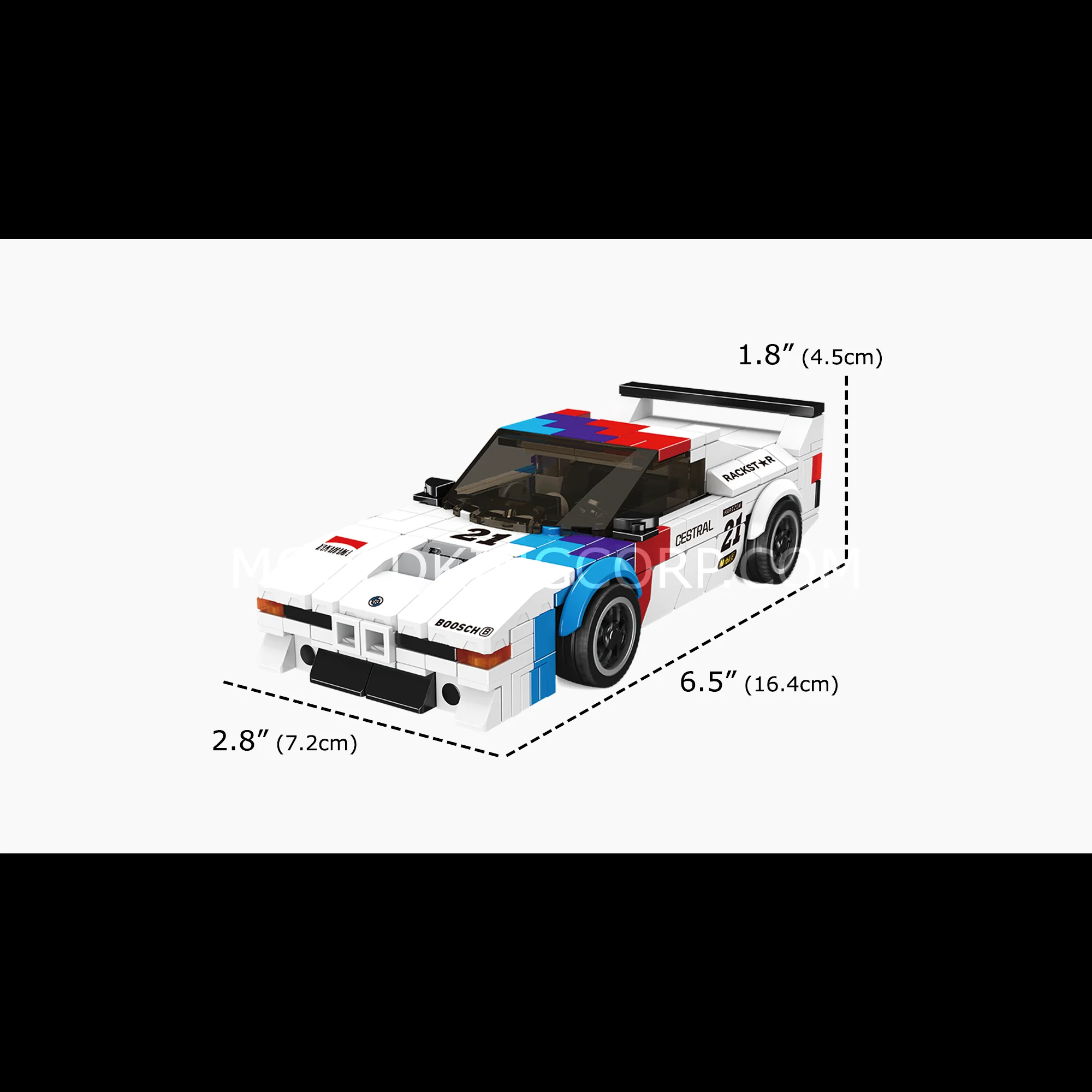 Mould King 27062S M1 Sports Car Model Building Set | 411 Pcs - Image 6