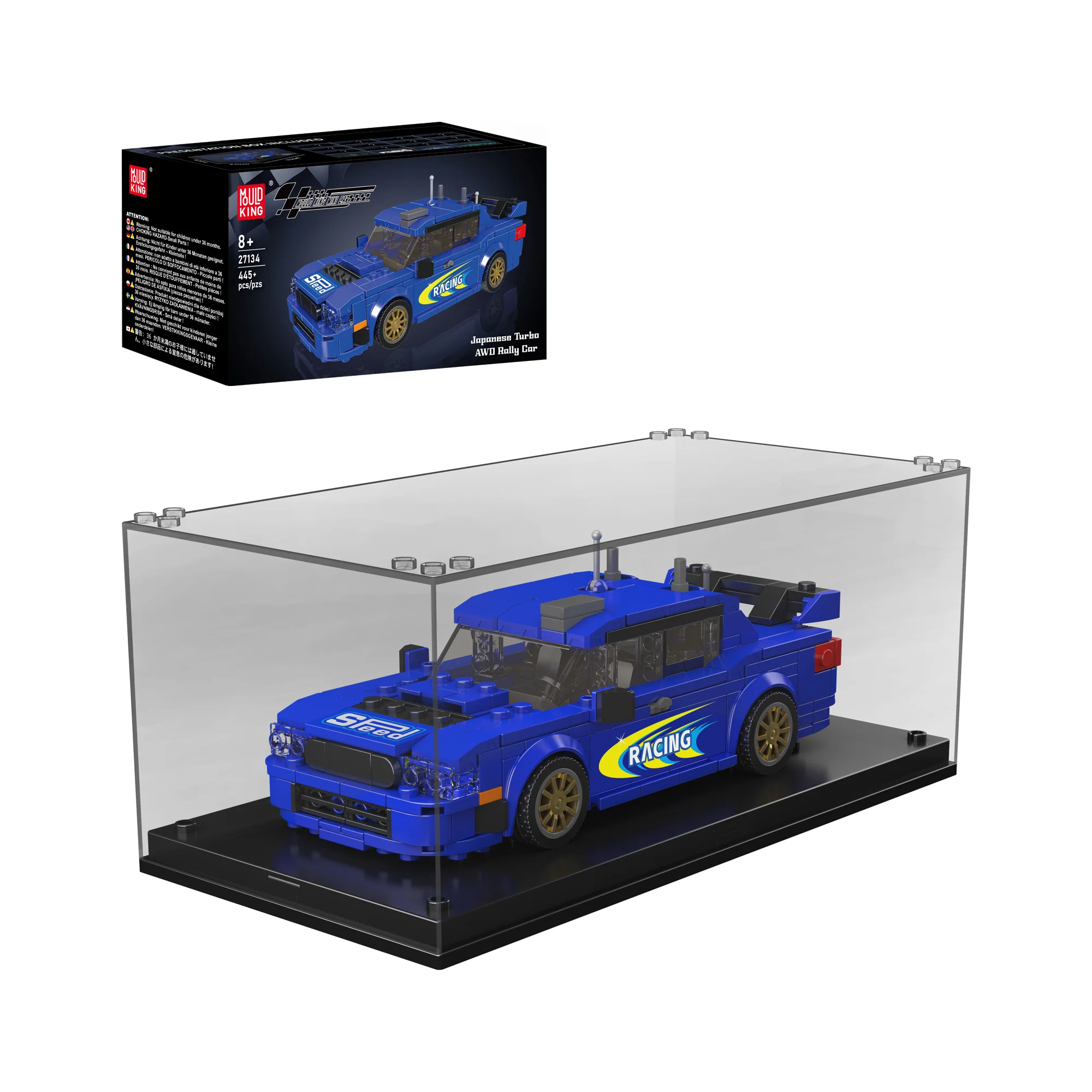Mould King 27134 Impresa WRC 2004 Model Car Building Set | 445 Pcs