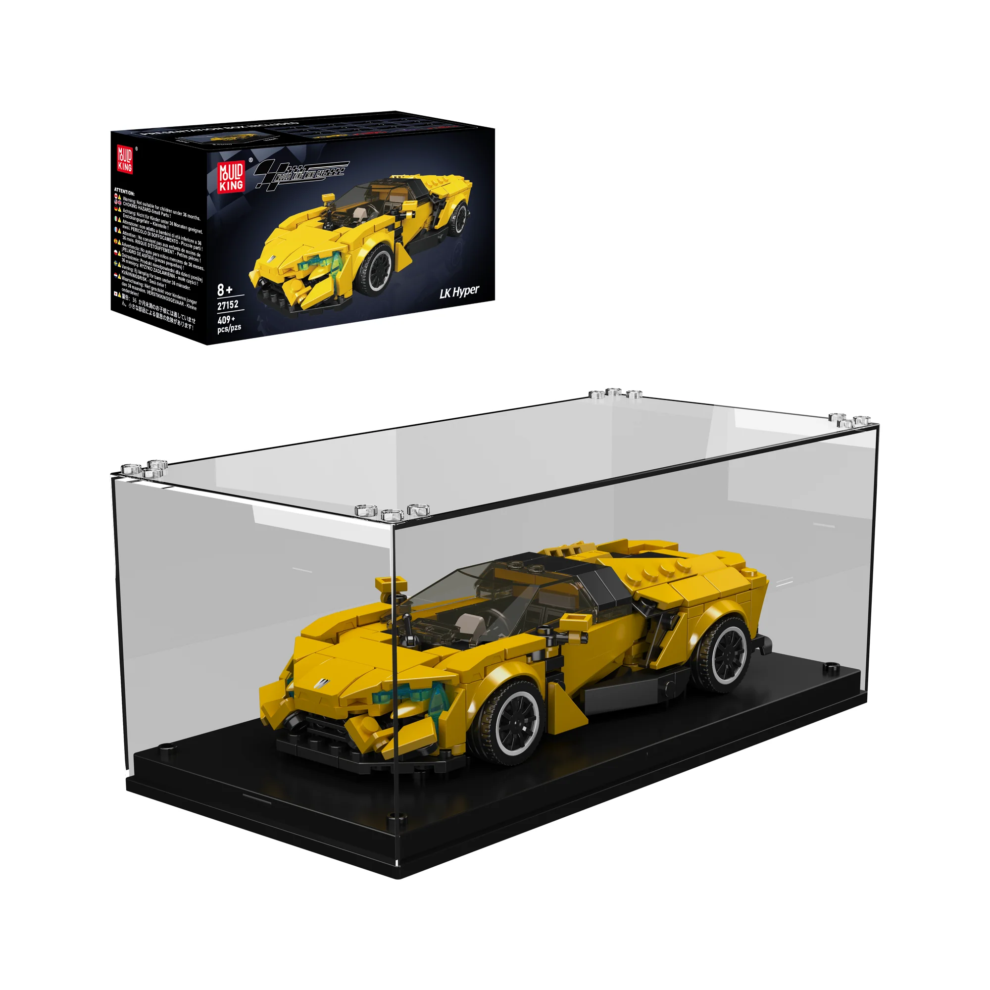 Mould King 27152 LK Hyper Open-Cockpit Hypercar Building Set | 409 Pcs