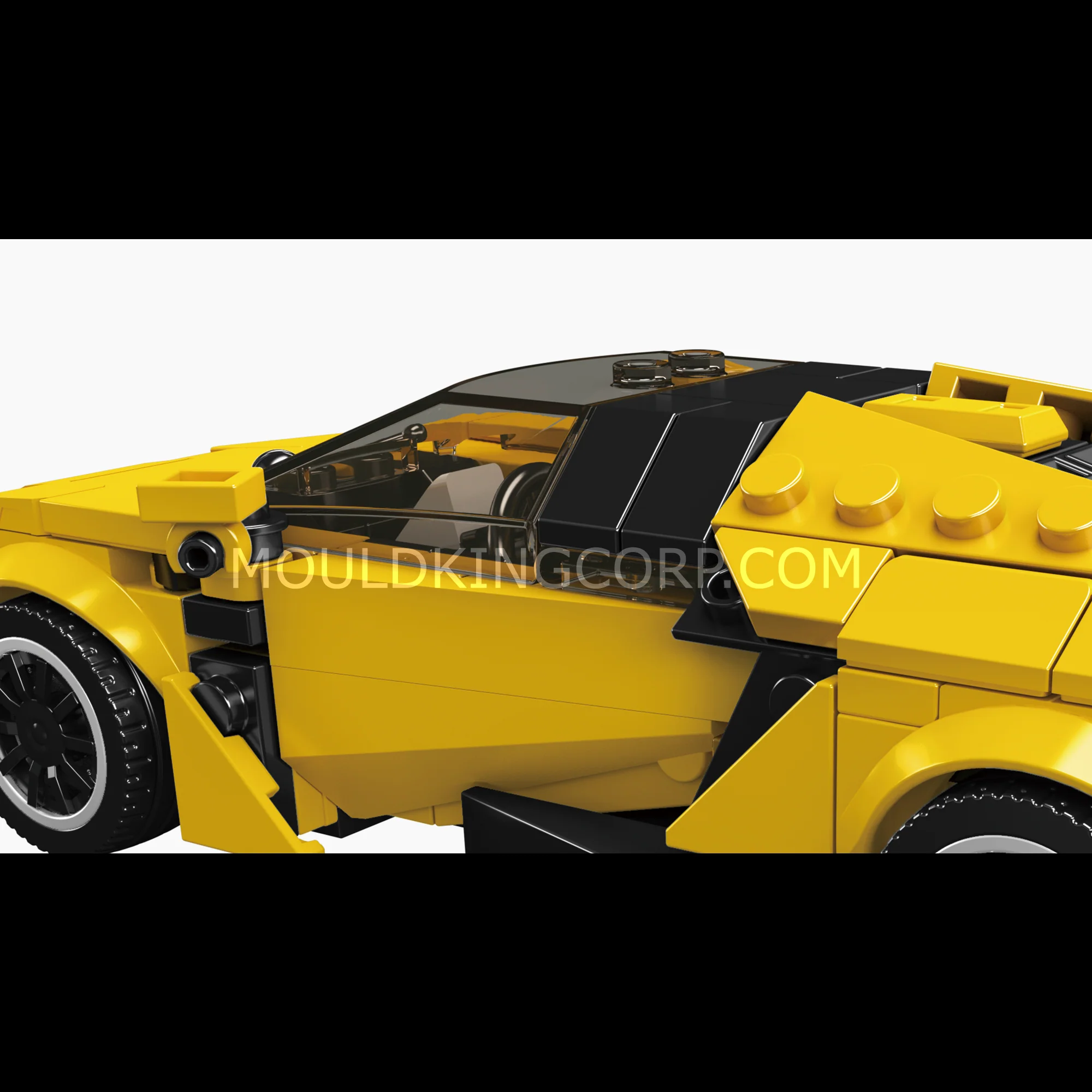 Mould King 27152 LK Hyper Open-Cockpit Hypercar Building Set | 409 Pcs - Image 3