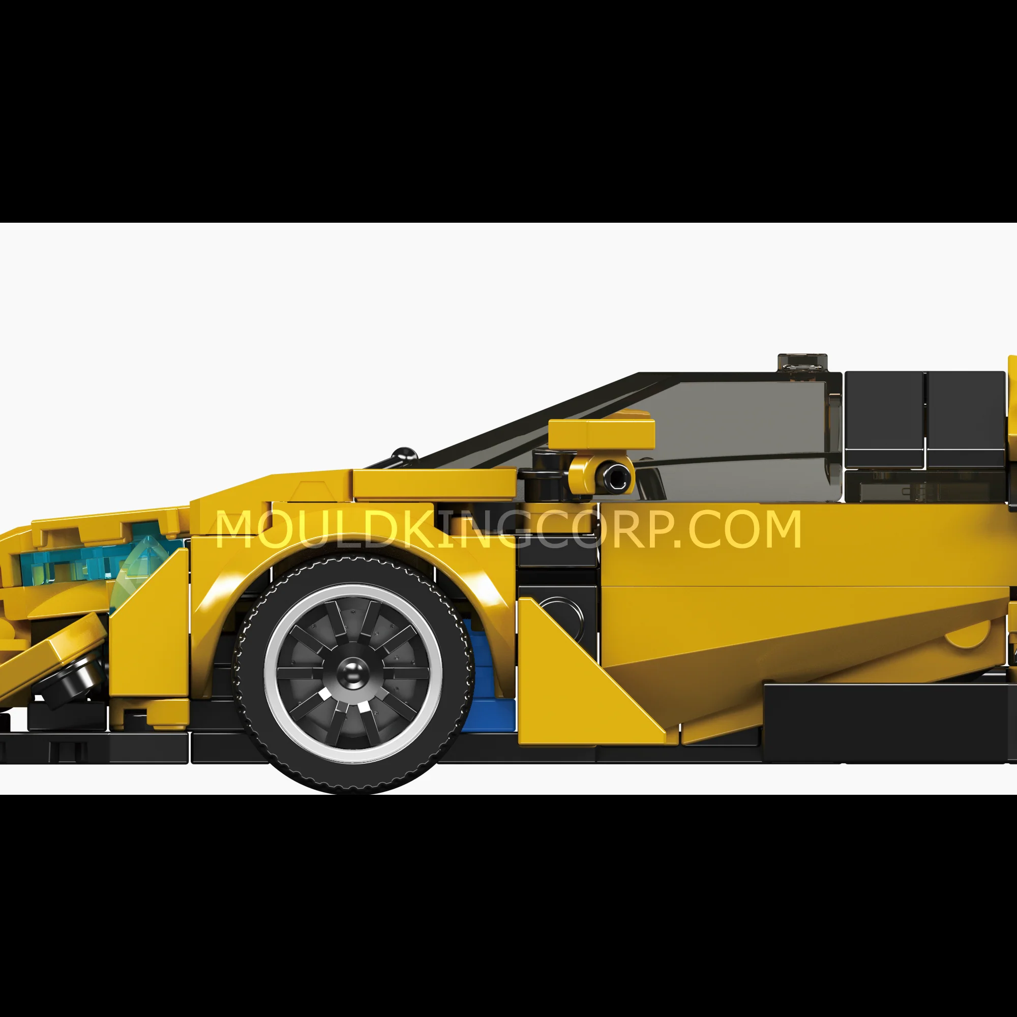 Mould King 27152 LK Hyper Open-Cockpit Hypercar Building Set | 409 Pcs - Image 4