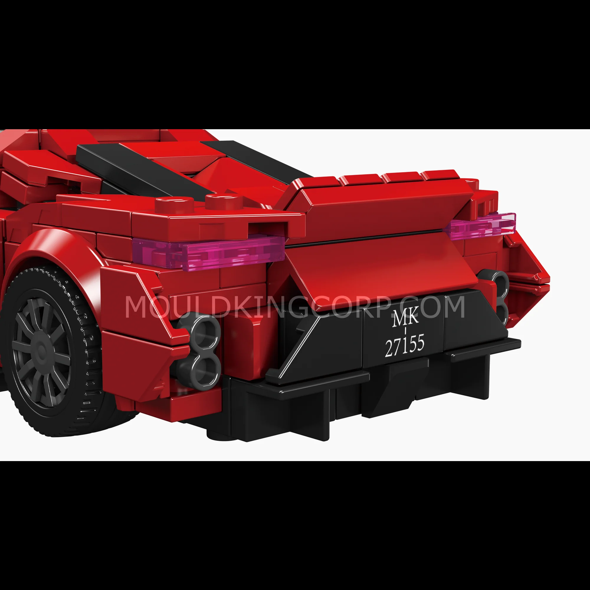 Mould King 27155 Retro Muscle Sports Car Building Set | 408 Pcs - Image 5