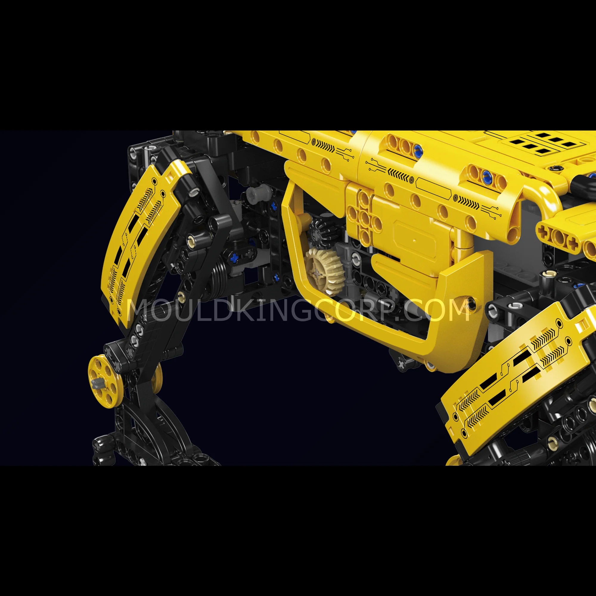 Mould King 15075 Boston Robot Dog Remote Controlled Building Kit | 921 PCS - Image 3