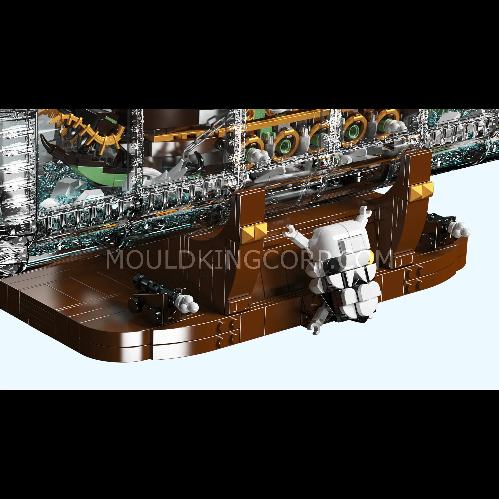 Mould King 10067 Flying Dutchman Ship-In-a-Bottle Building Set | 2,499 PCS - Image 2