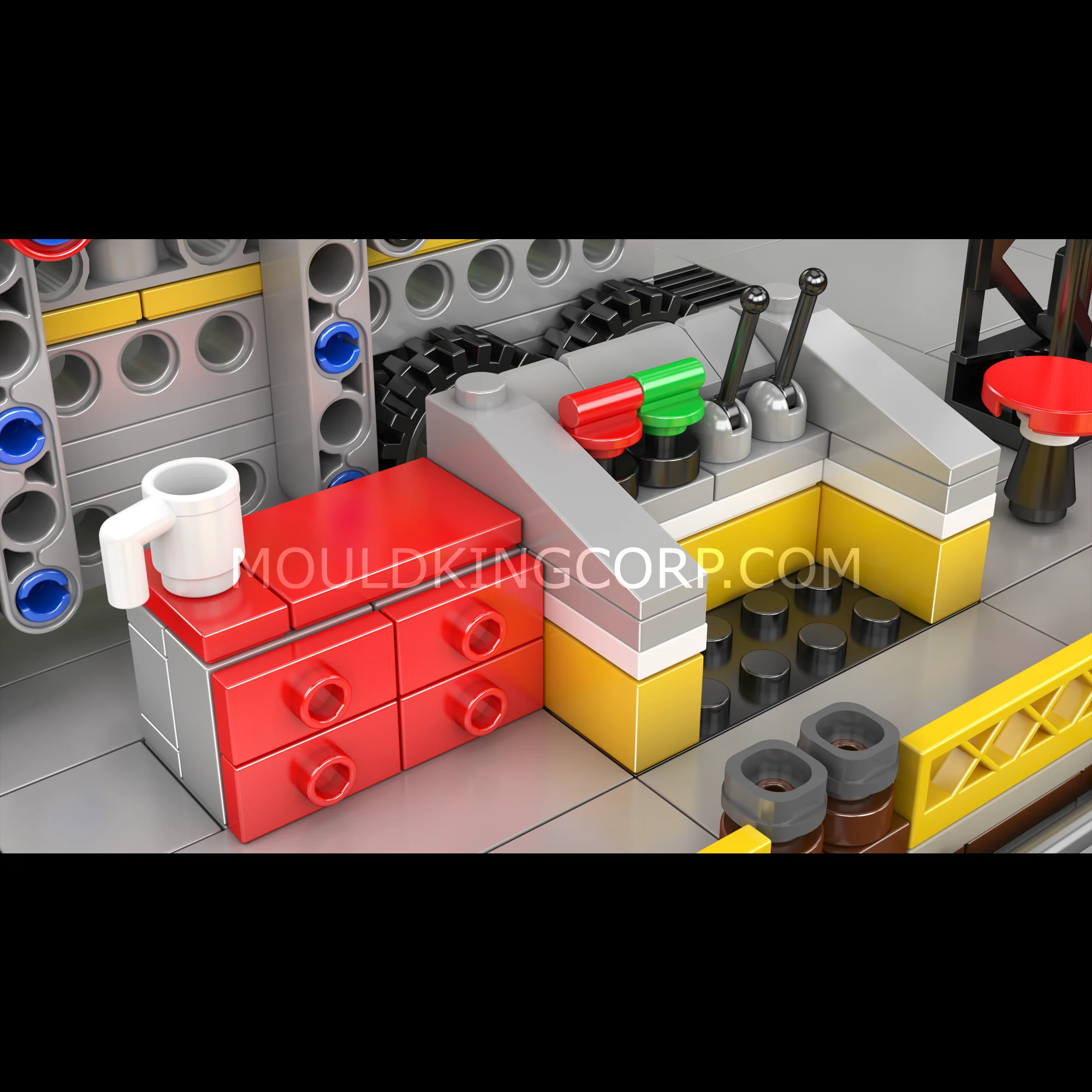 Mould King 10142 Dock Ship Repair Factory Building Set | 1,273 Pcs - Image 2