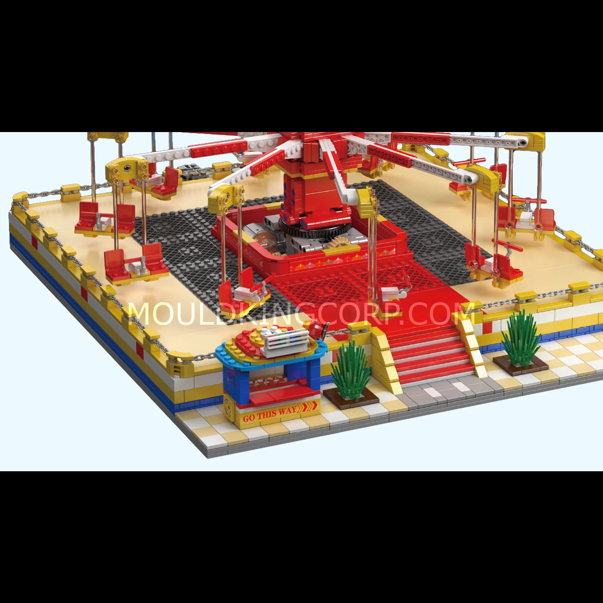 Mould King 11016 Electric Flying Chair Ride Building Set | 1,581 Pcs - Image 2