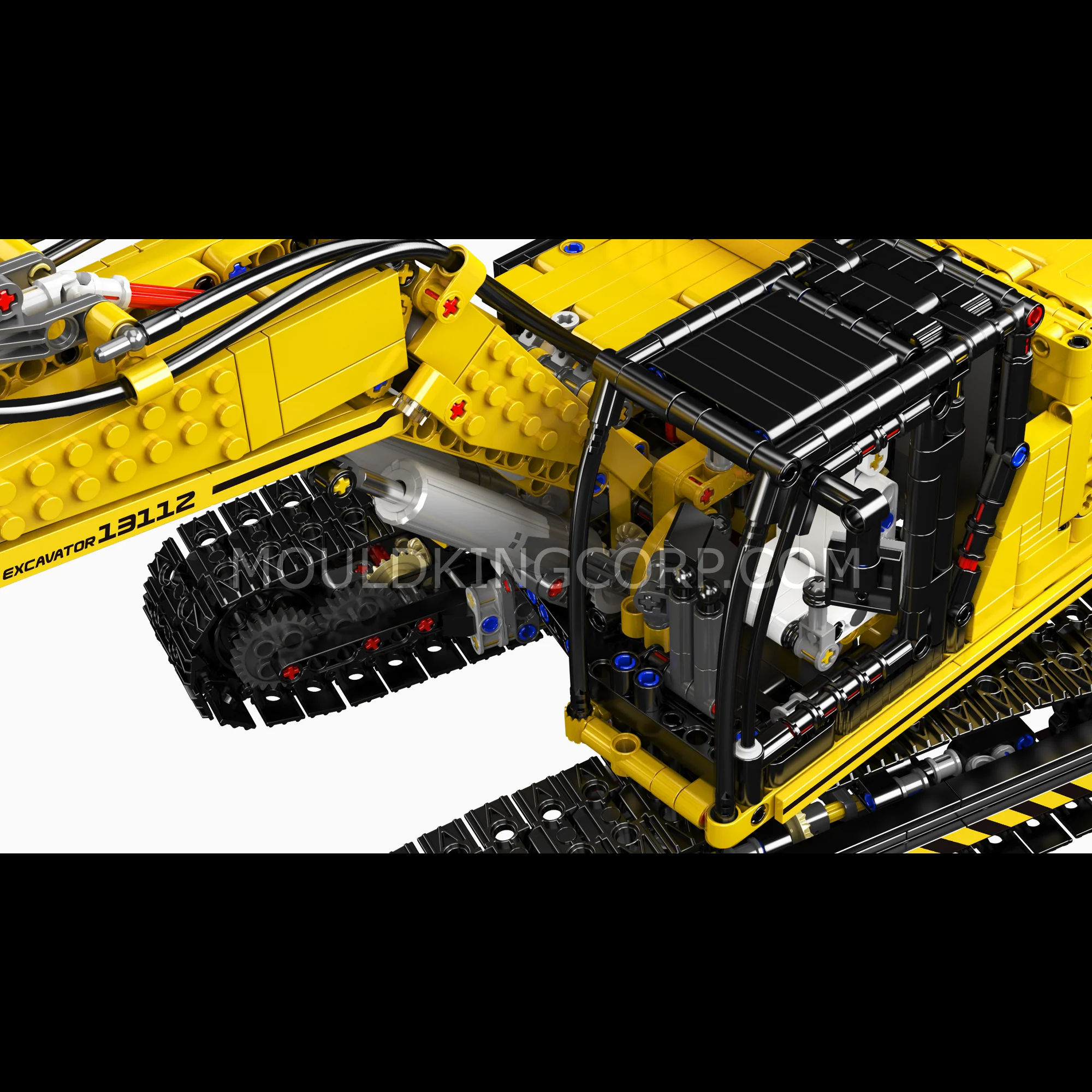 MOULD KING 13112 Tracked Excavator Remote Controlled Building Set | 1,830 PCS - Image 3