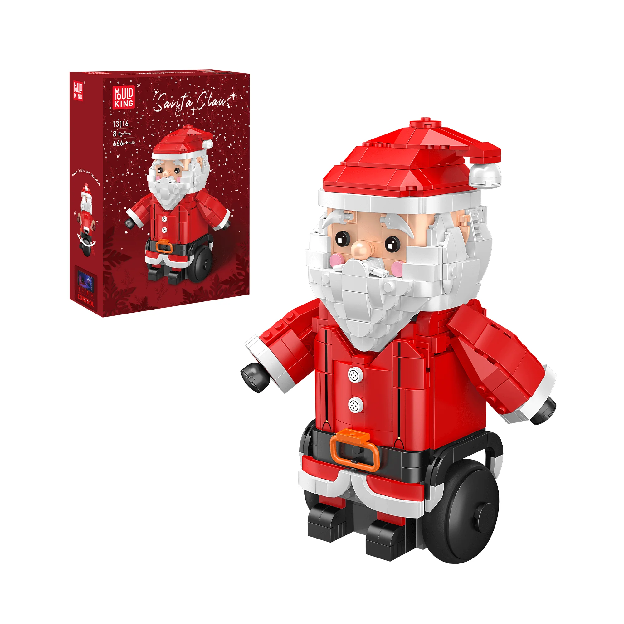 Mould King 13116 Remote Control & Programming Santa Claus Building Toy Set | 666 PCS