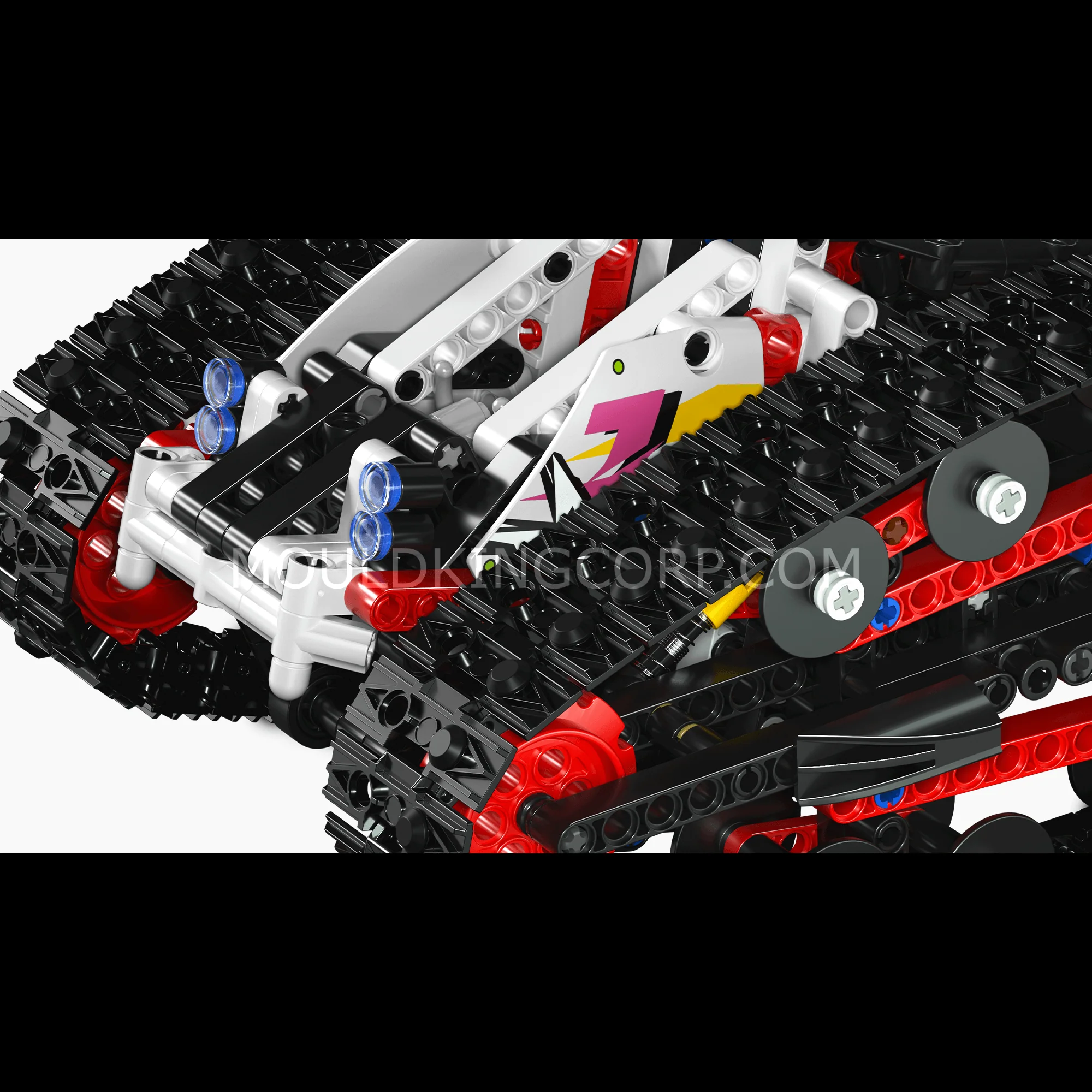 Mould King 13154 App-Controlled Tracked Racer Building Set | 836 PCS - Image 2