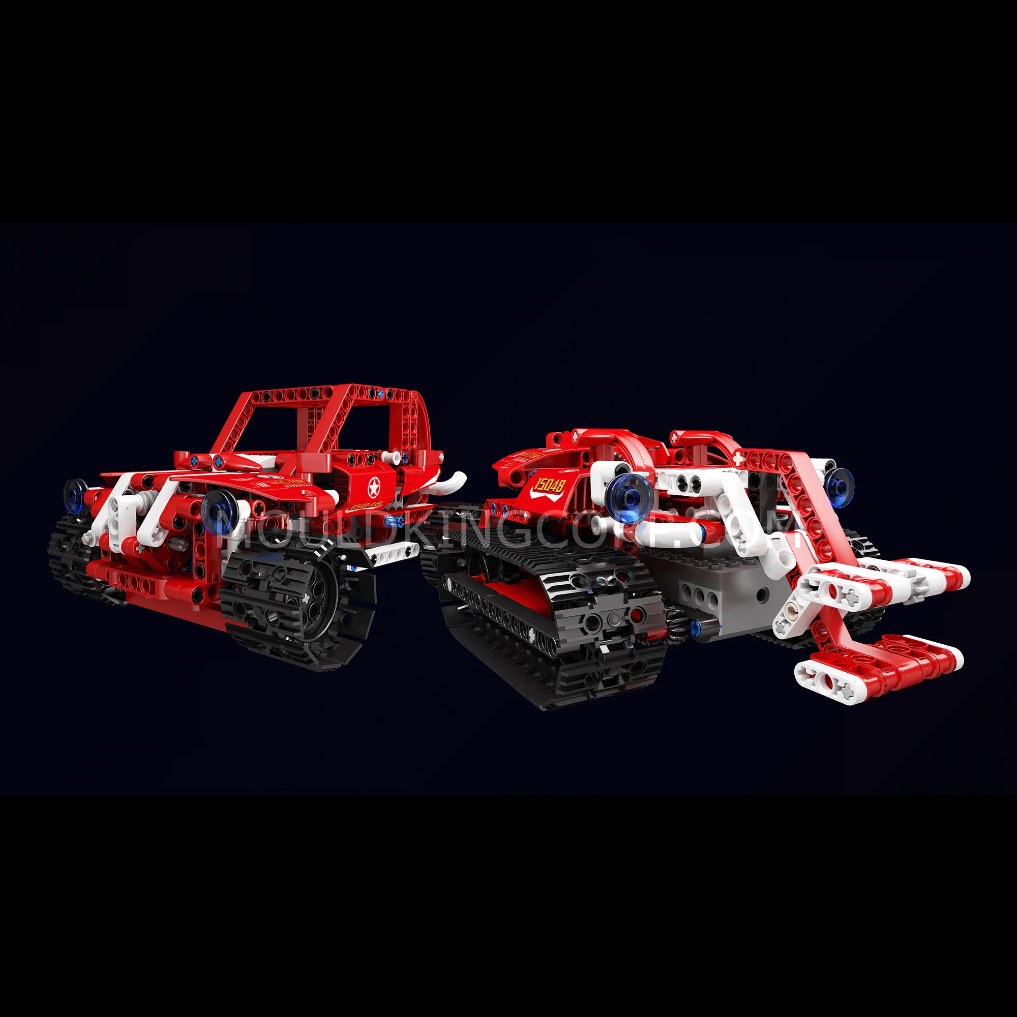 MOULD KING 15048 Power Brick Vector 3 In 1 Robot Building Set | 568 PCS - Image 2