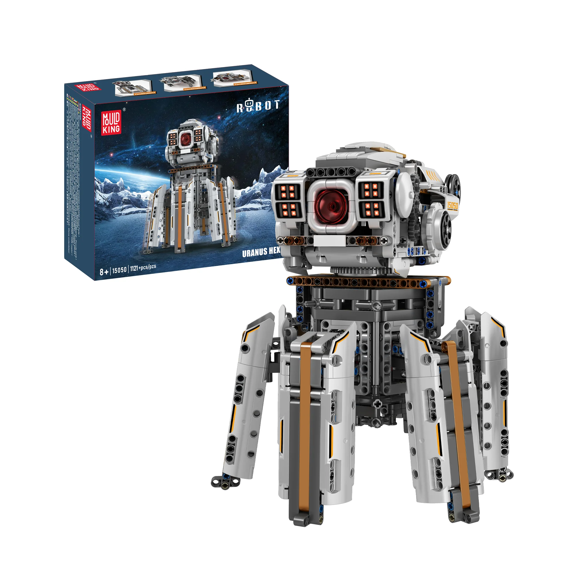 MOULD KING 15050 Creative 3 In 1 Uranus Heka Building Set | 1,112 PCS