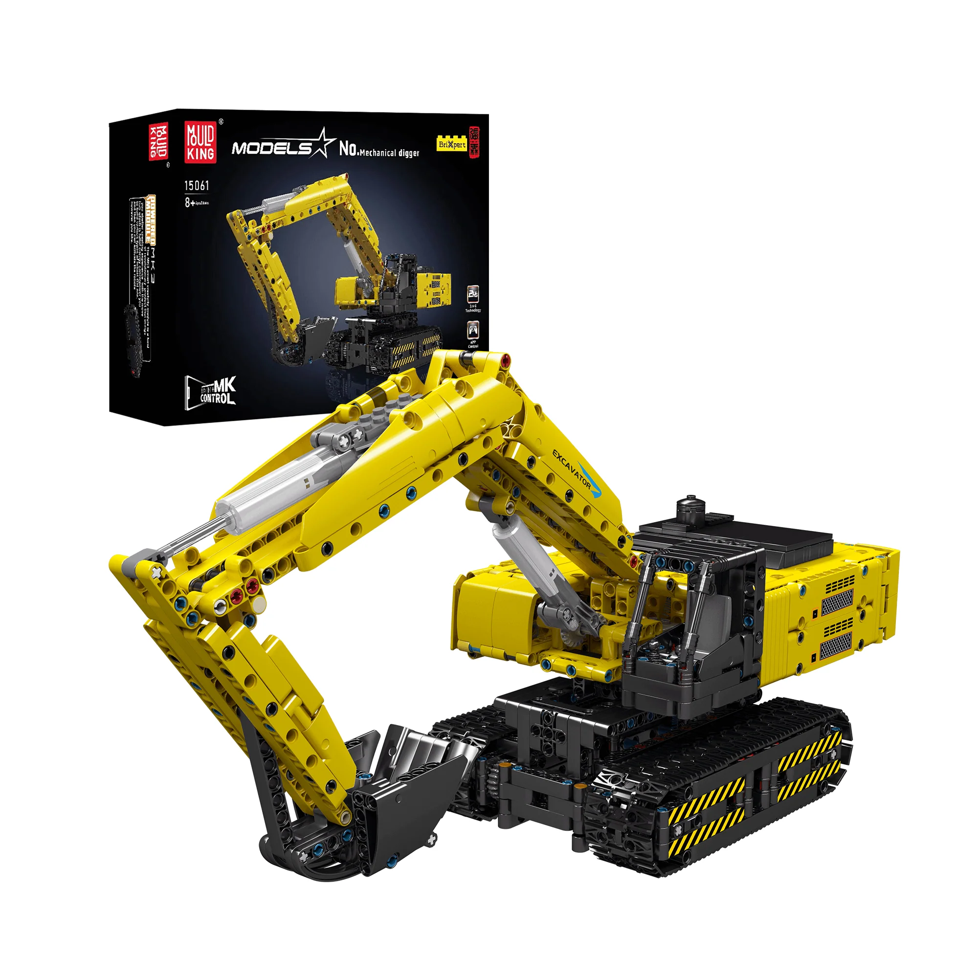 Mould King 15061/15062 Excavator Remote Controlled Building Set |