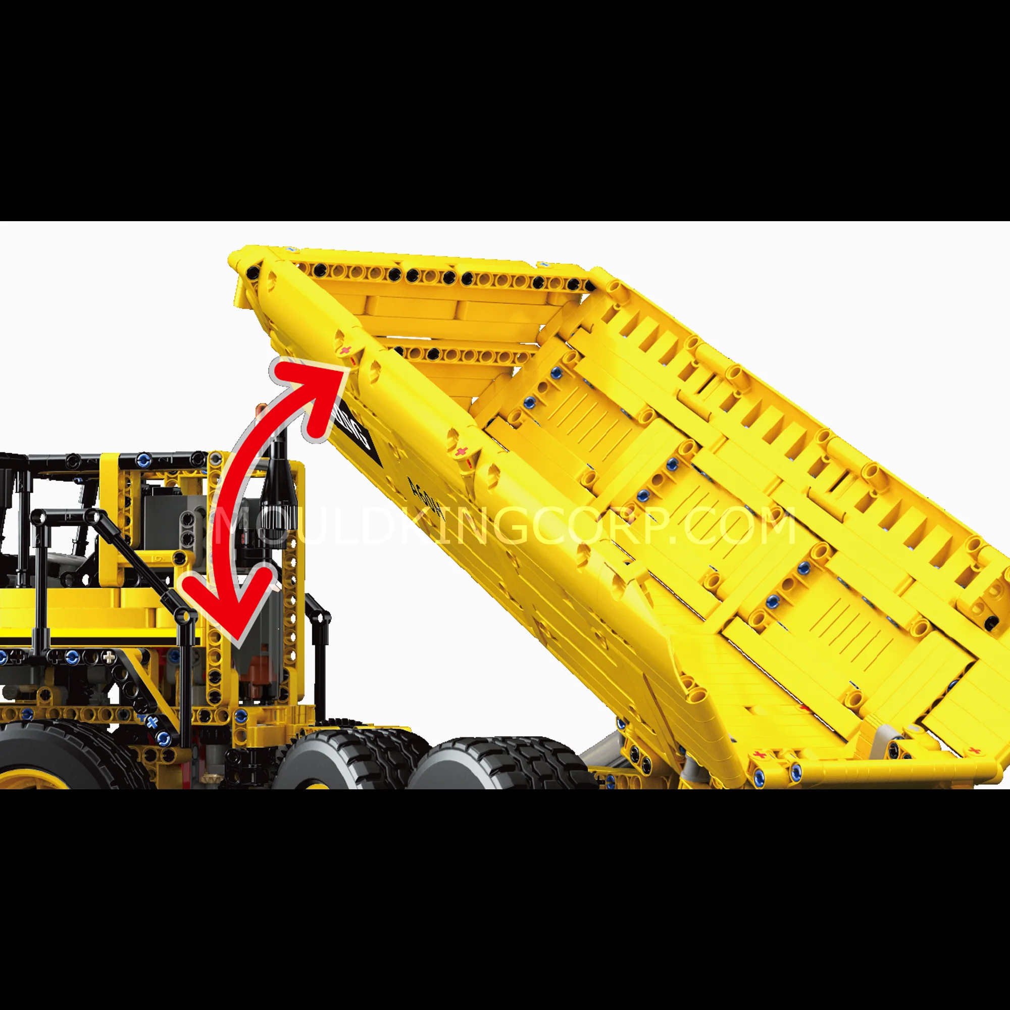MOULD KING 17010S Remote Control Dump Truck Building Toy Set | 1,930 PCS - Image 2