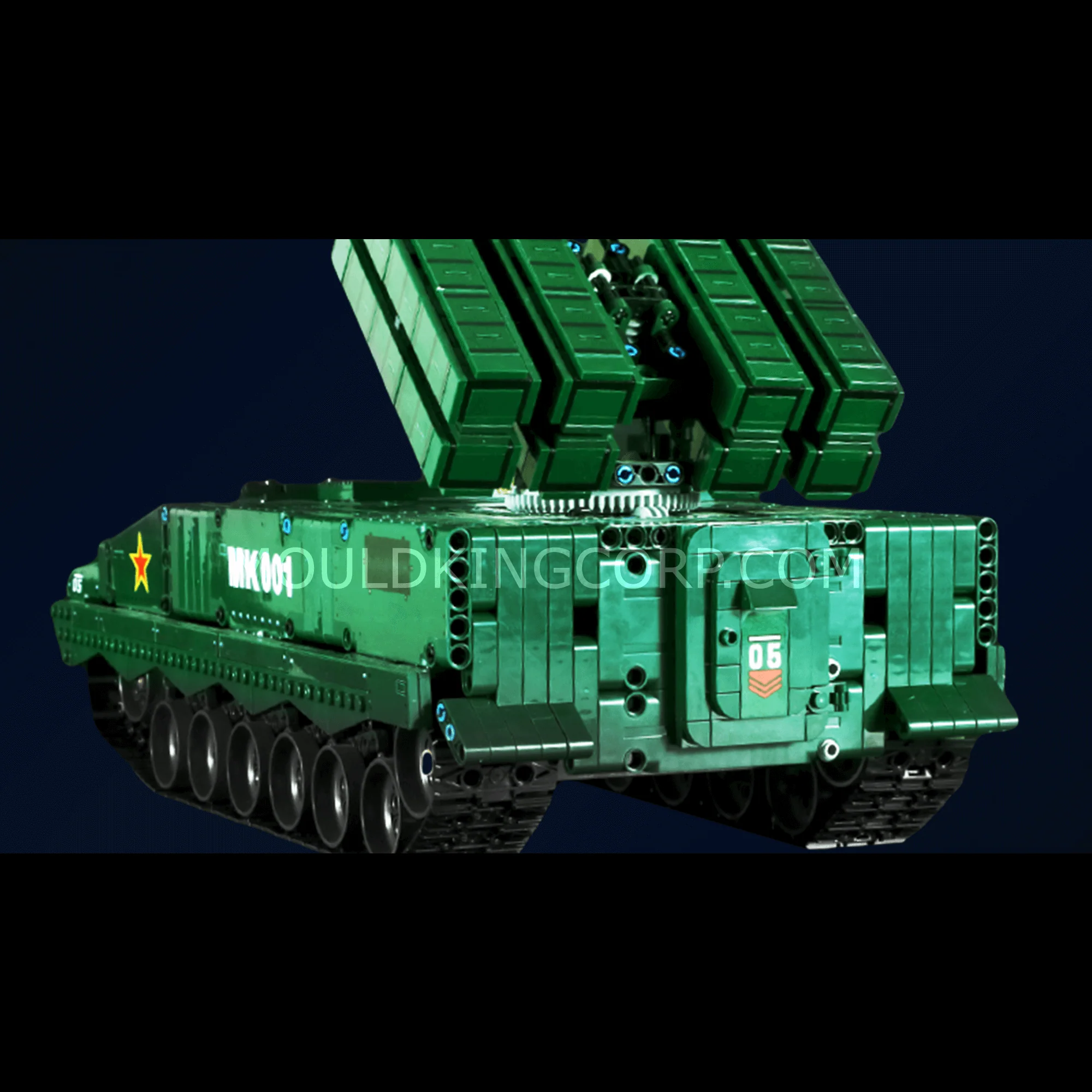 MOULD KING 20001 Remote Controlled HJ-10 Anti-Tank Missile Building Set | 1,689 PCS - Image 2