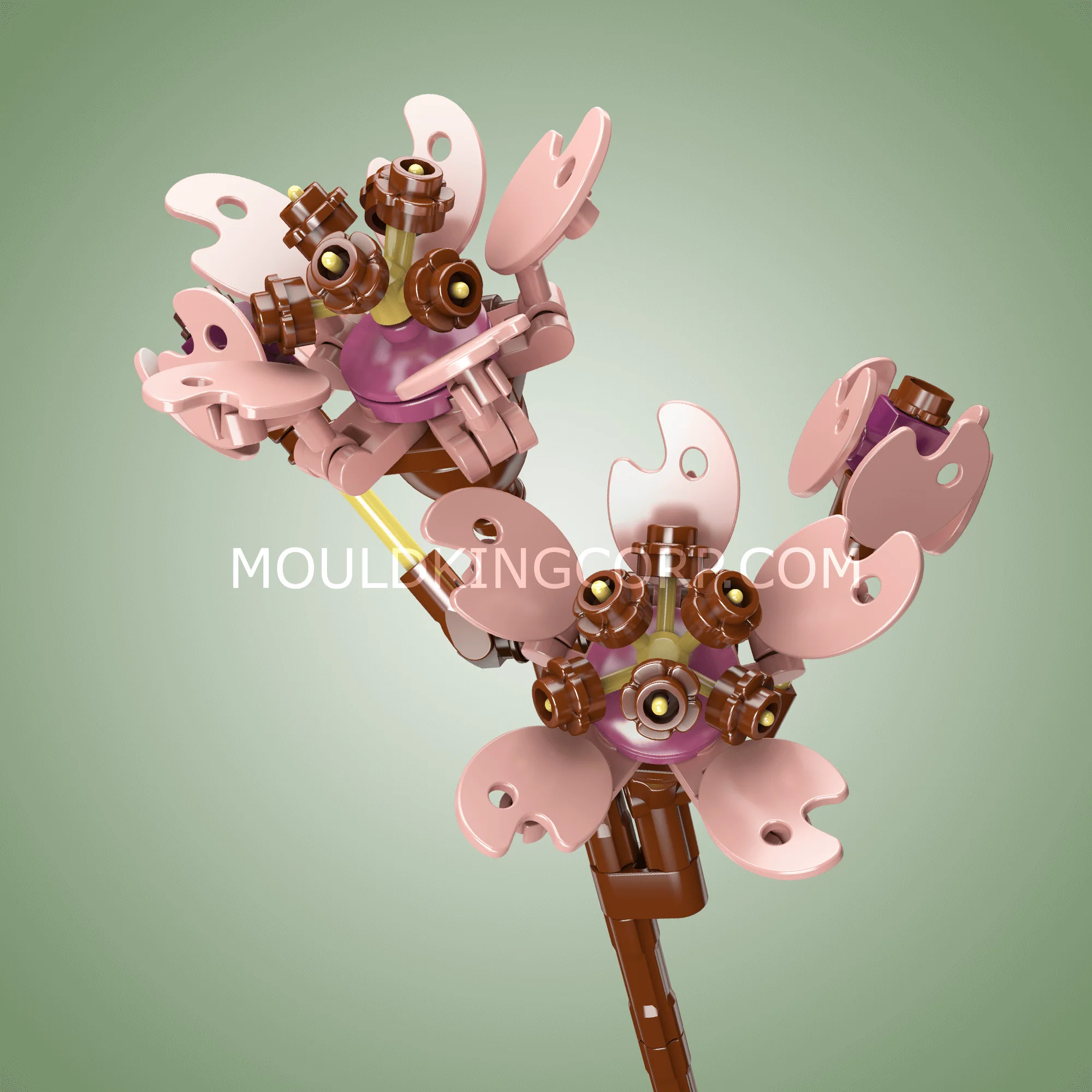 Mould King 24011 Cherry Blossoms Artificial Building Set | 108 PCS - Image 2