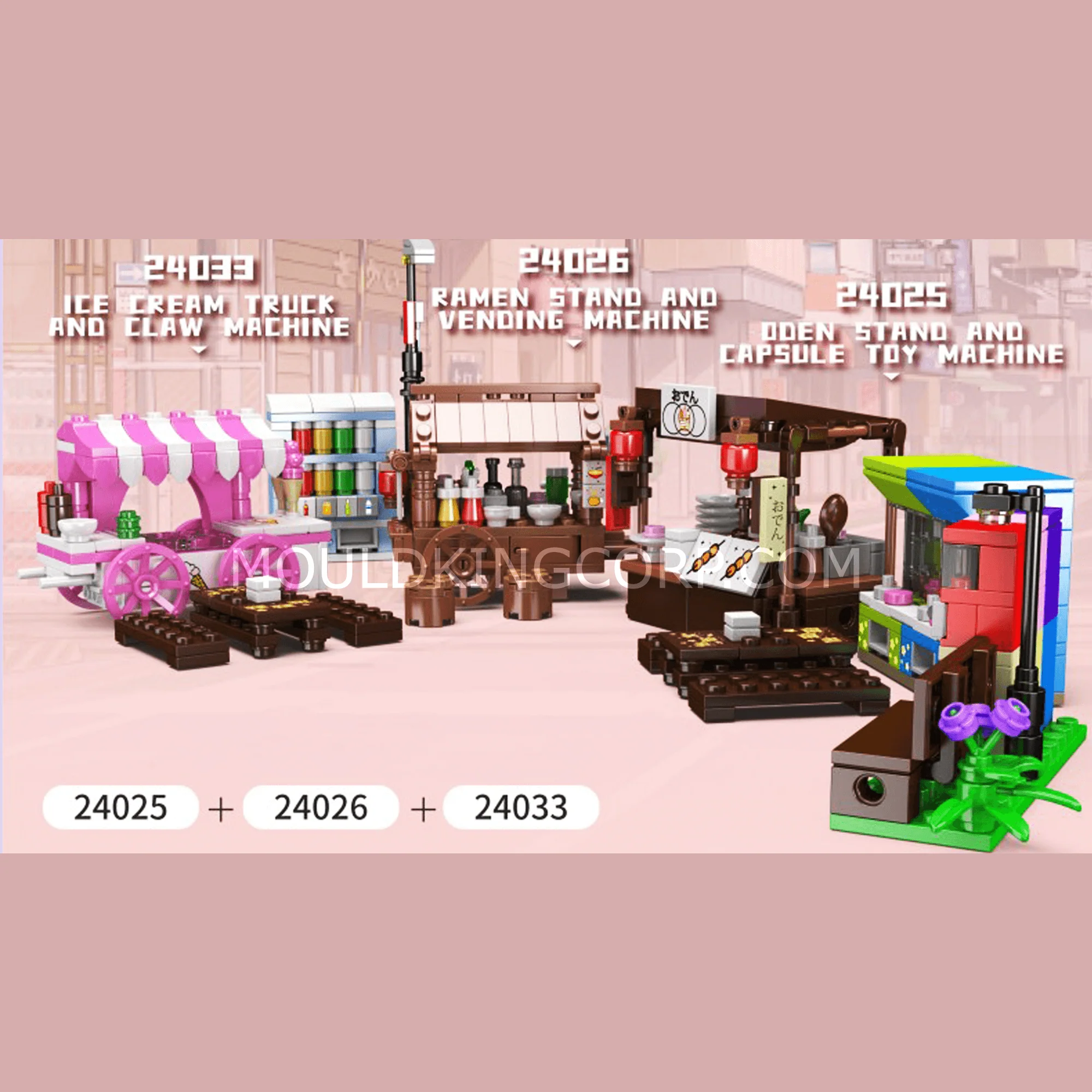Mould King 24034 Coffee Shop & Newsstand Building Set | 265 Pcs - Image 8