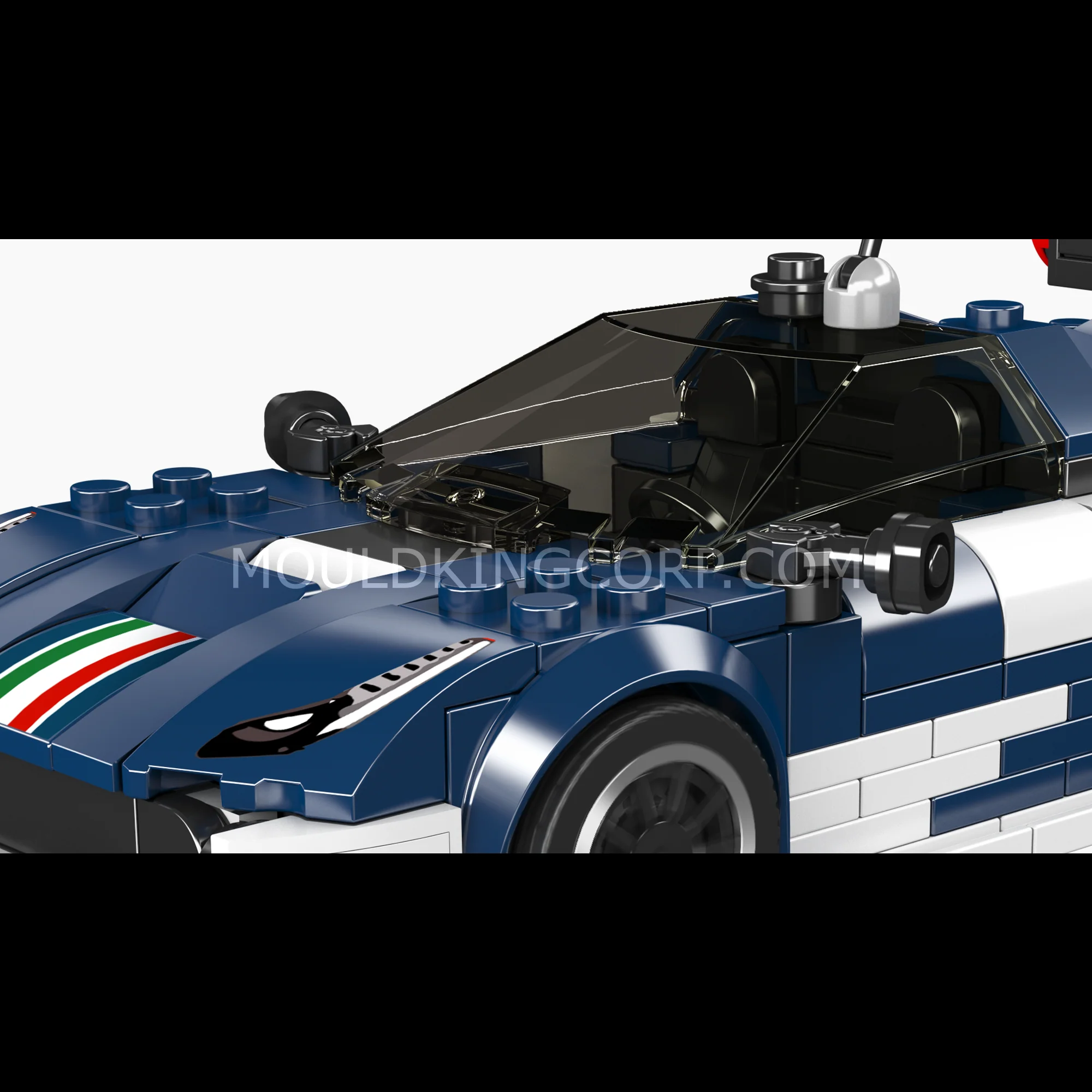 Mould King 27086 F488 GT3 Supercar Model Building Set | 410 Pcs - Image 3