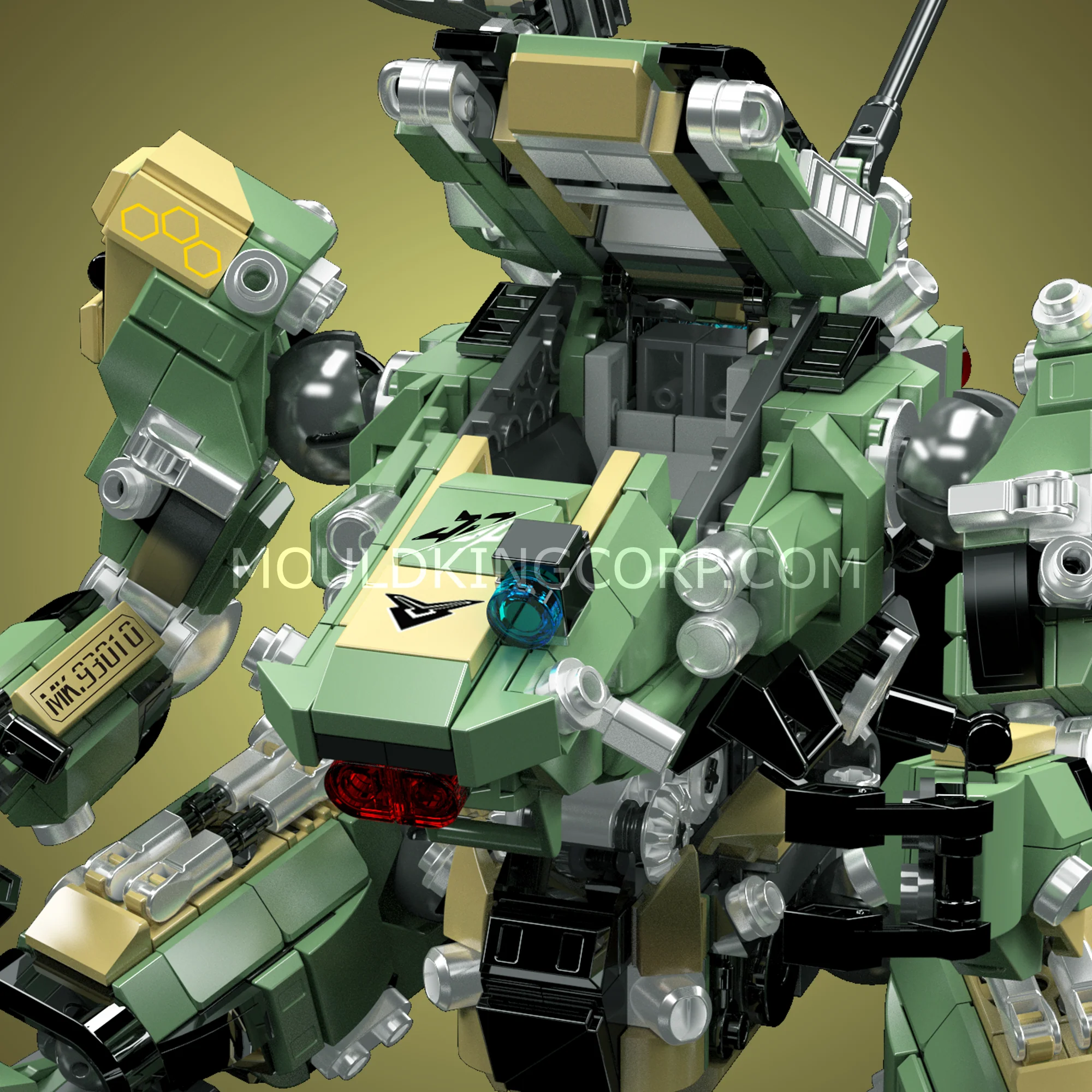Mould King 93010 Heavy Combat Mecha Buillding Set | 2,050 Pcs - Image 2
