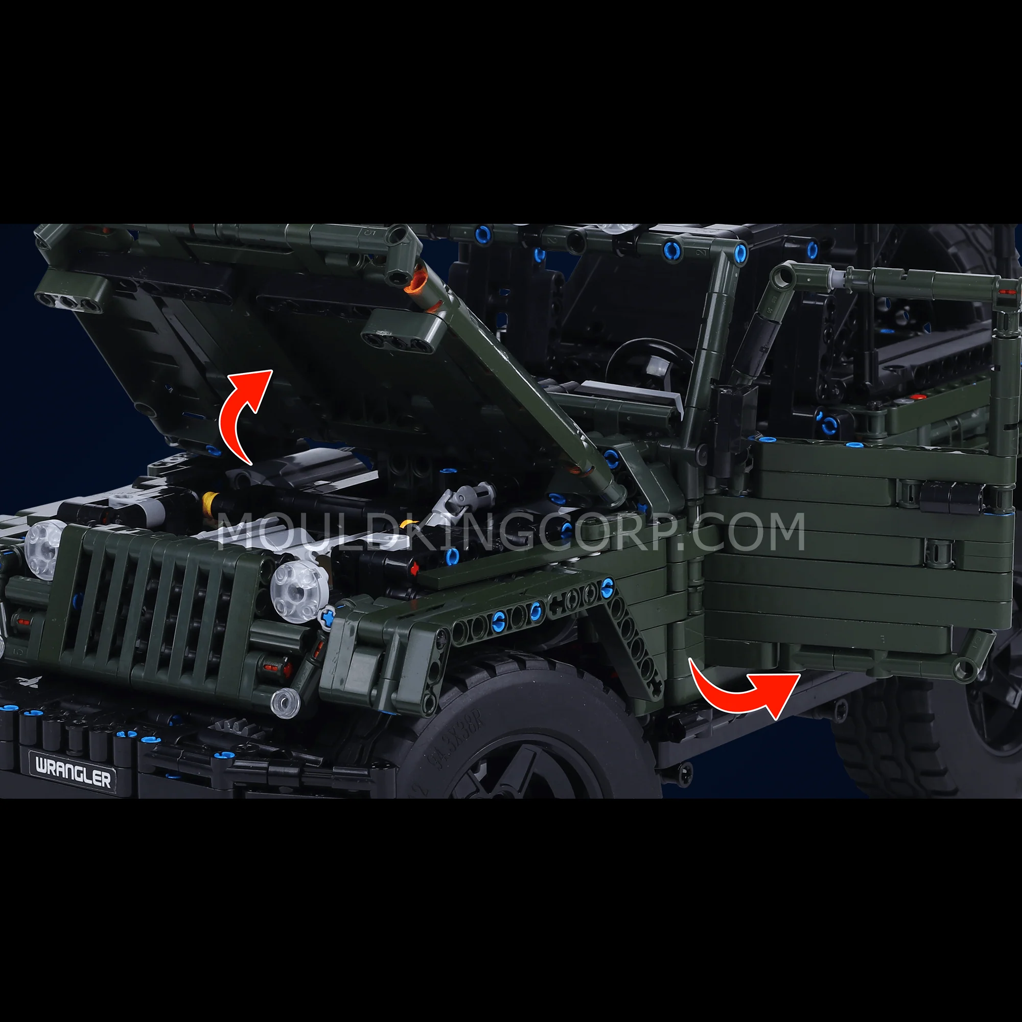 Mould King 13124 Wrangler Remote Controlled Building Set | 2,096 PCS - Image 2